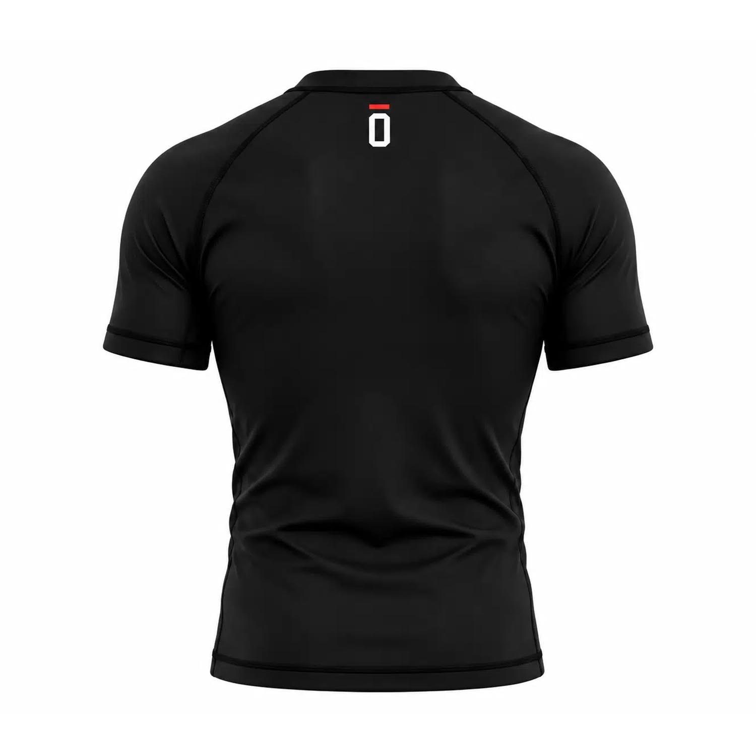 OKAMI Rashguard, S/S, Kuro, black, XXL