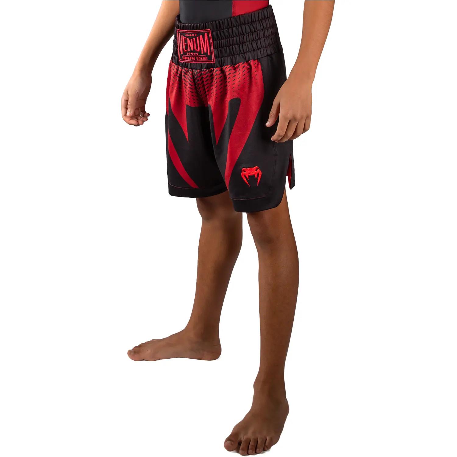 VENUM Boxing Shorts, Kids, Attack, black-red, 8 J