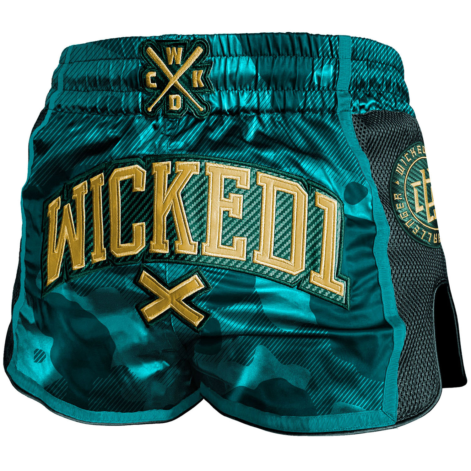 Wicked One Muay Thai Shorts, Swift, grün