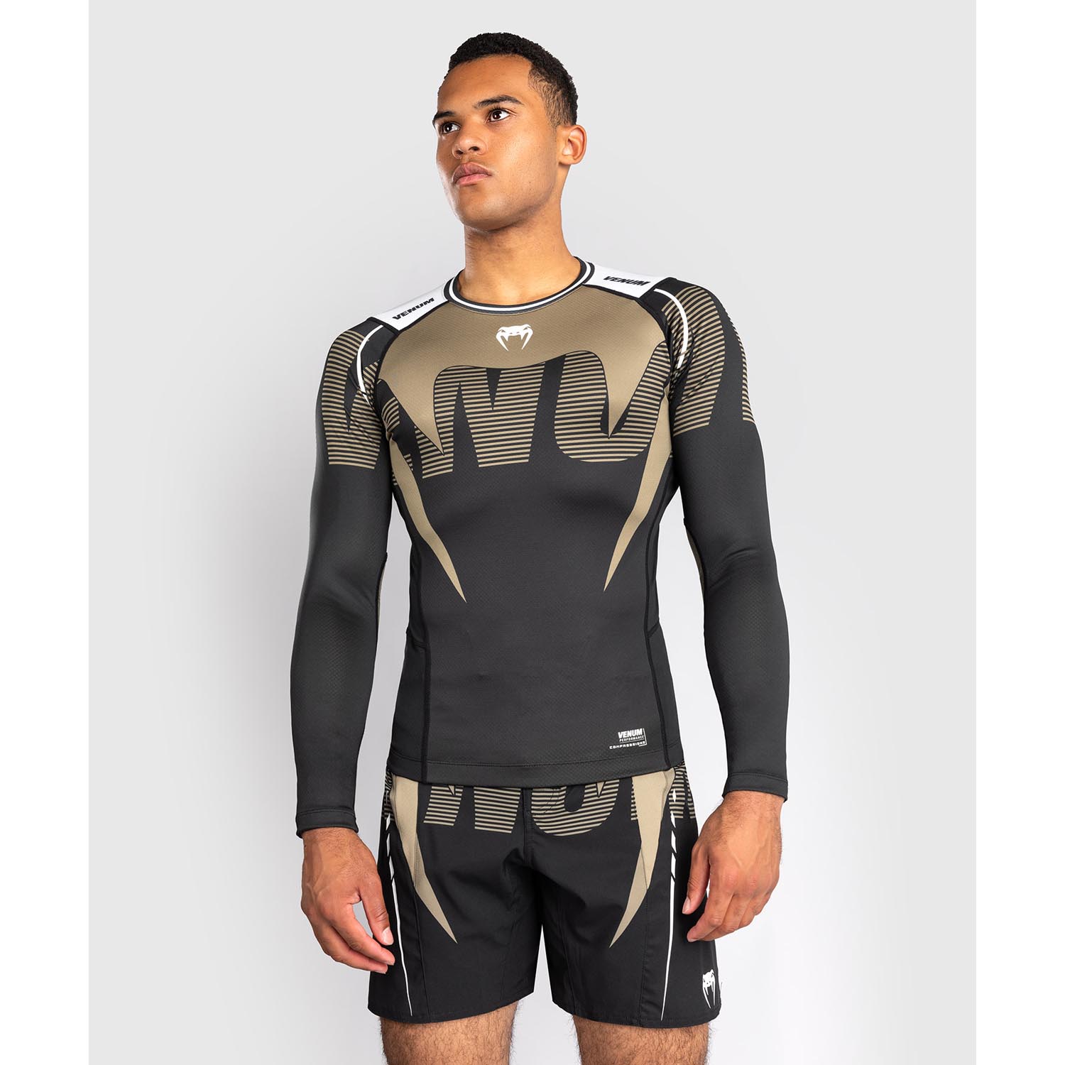 VENUM Rashguard, L/S, Adrenaline, black-sand, XXL