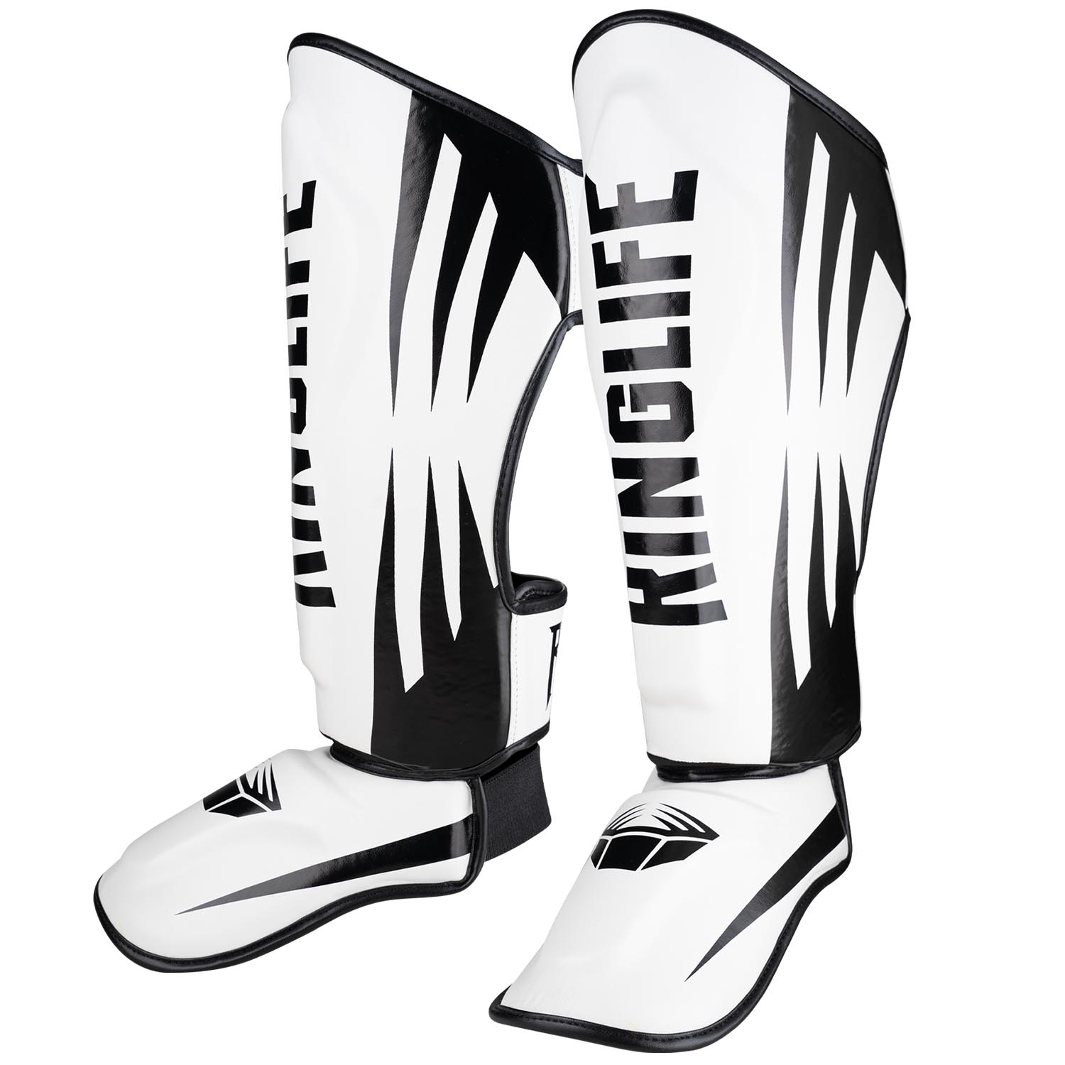 RINGLIFE Shin Guards - No.1 white-black XL