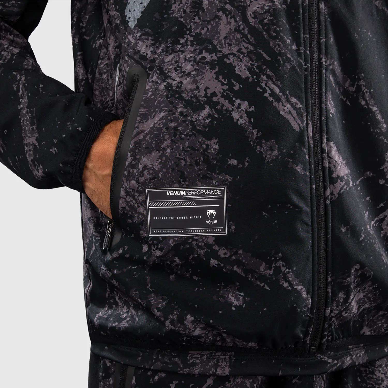 VENUM Trainings Jacket, Rage & Workout, black-grey, XXL