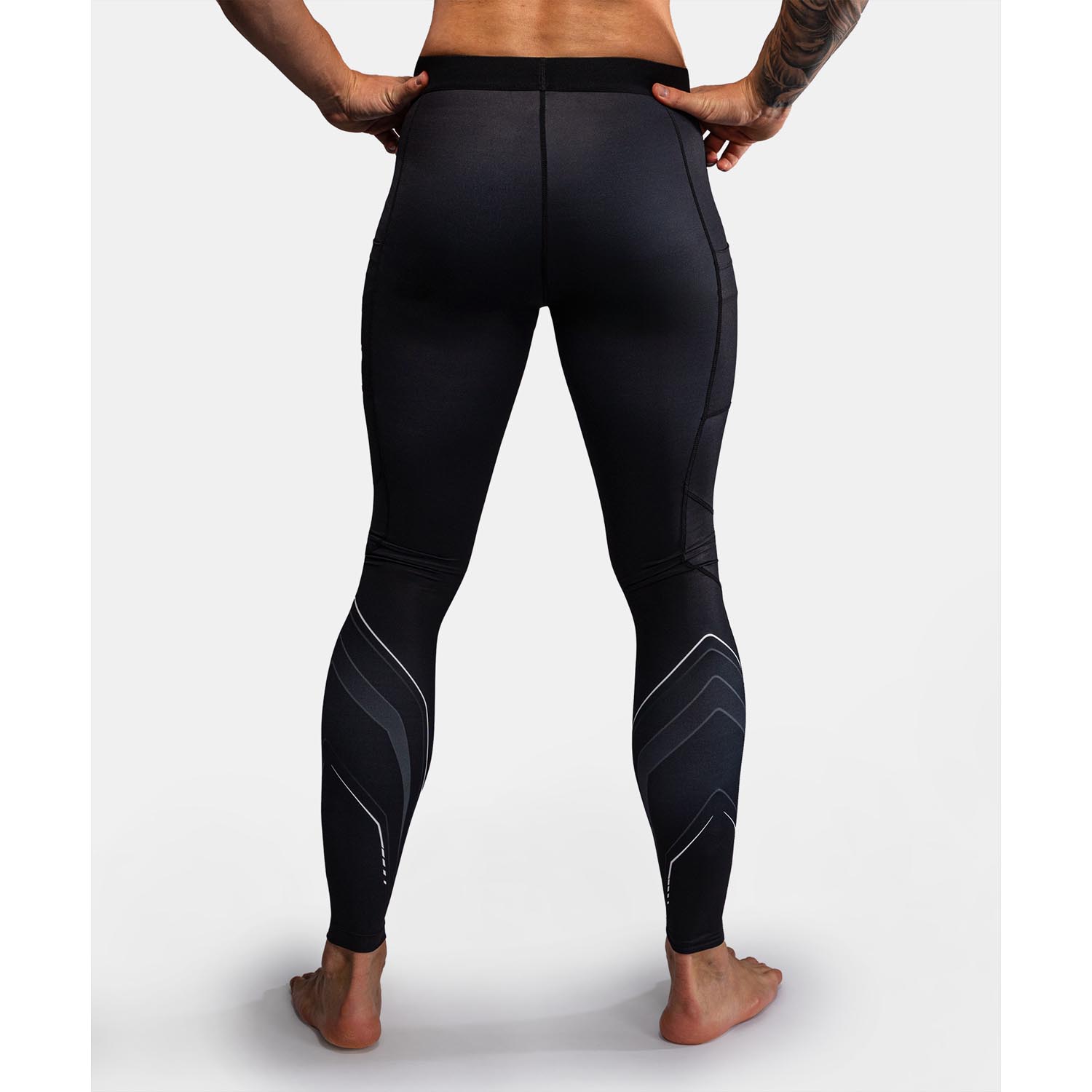 VENUM Compression Pants, Streamline, black-white, XXL
