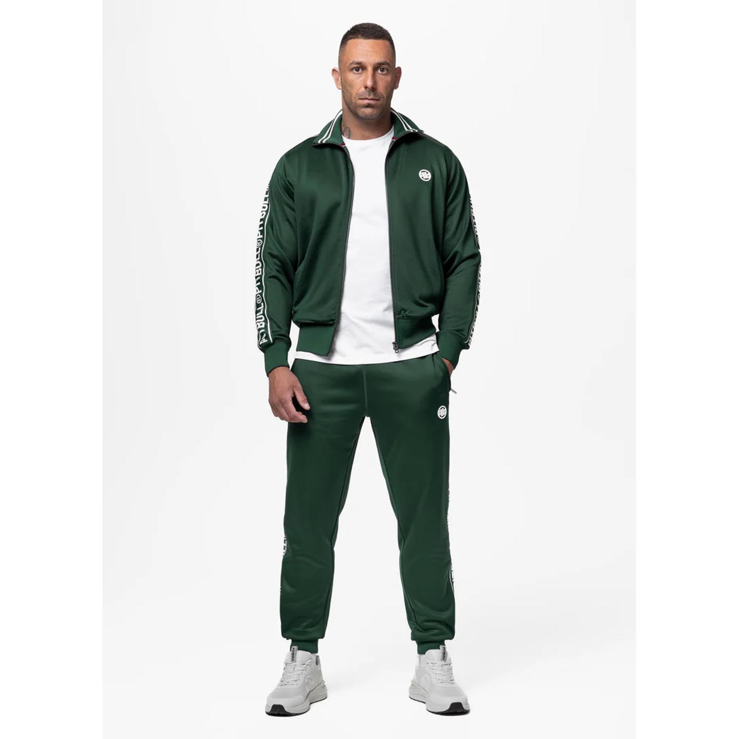 Pit Bull West Coast Training Jacket, Tape Logo, green, S