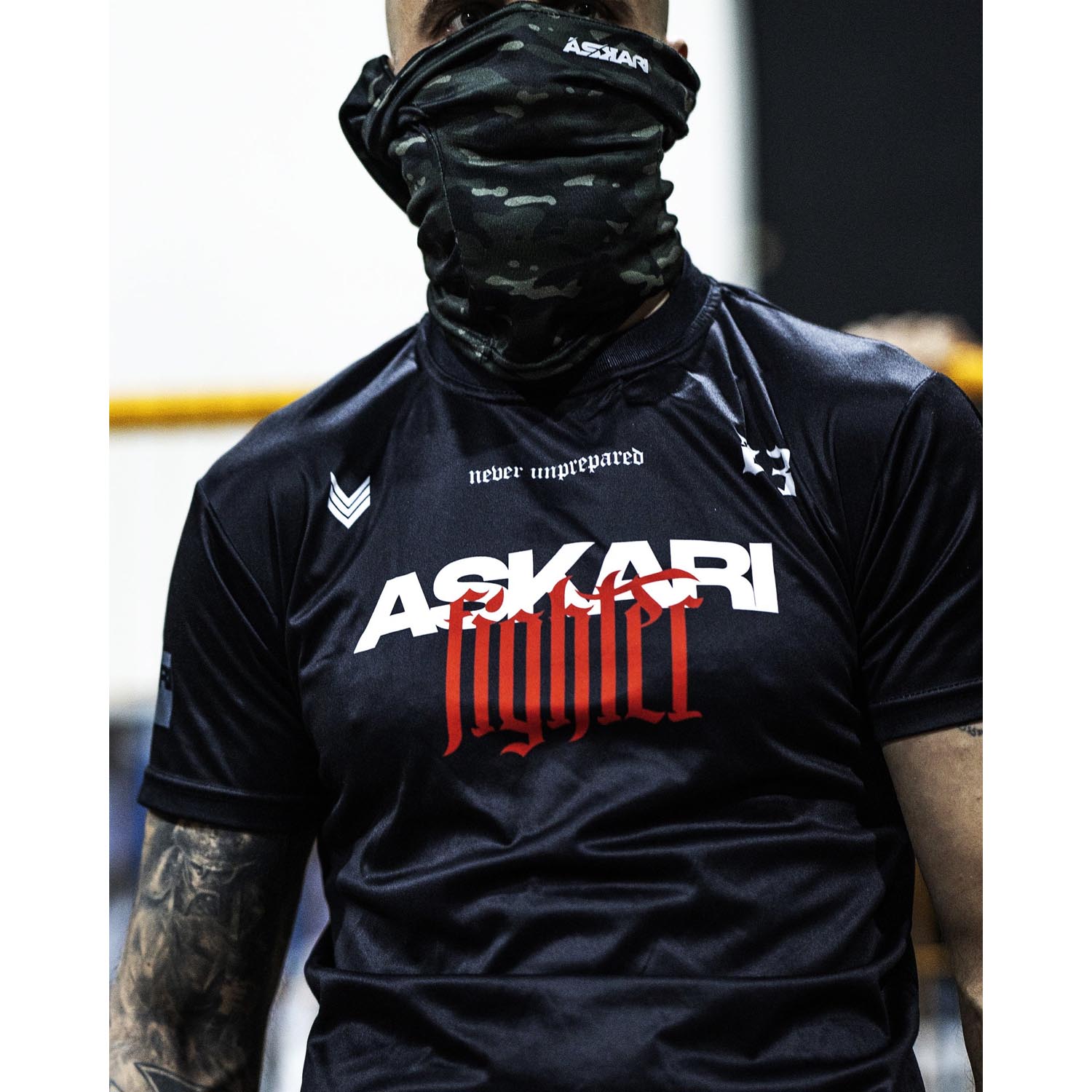 ASKARI Dry Tech T-Shirt, Warcry, black, L