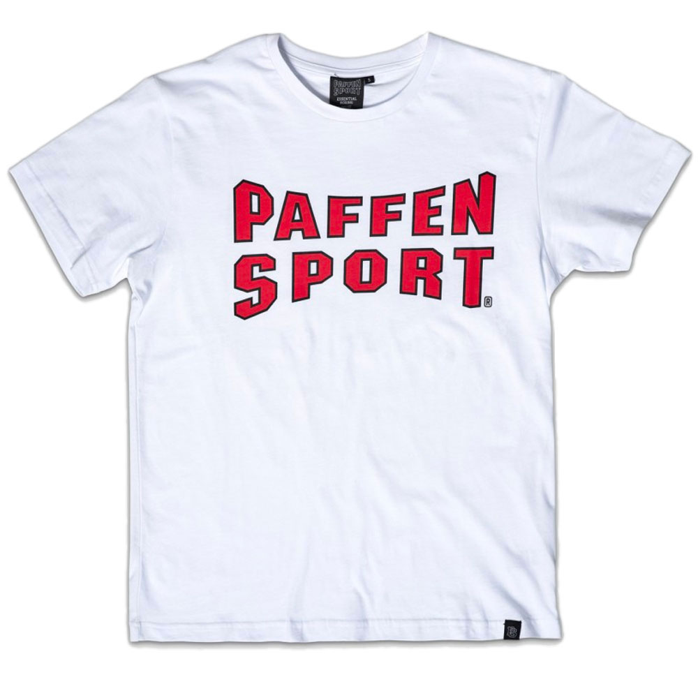 Paffen Sport T-Shirt, Logo Basic, weiß