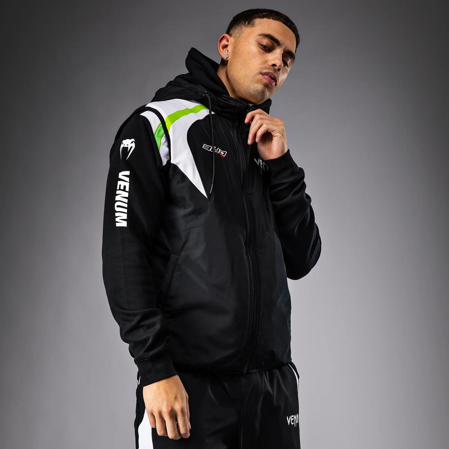 VENUM Training Vest, Bud Racing, black-white-green, XXL