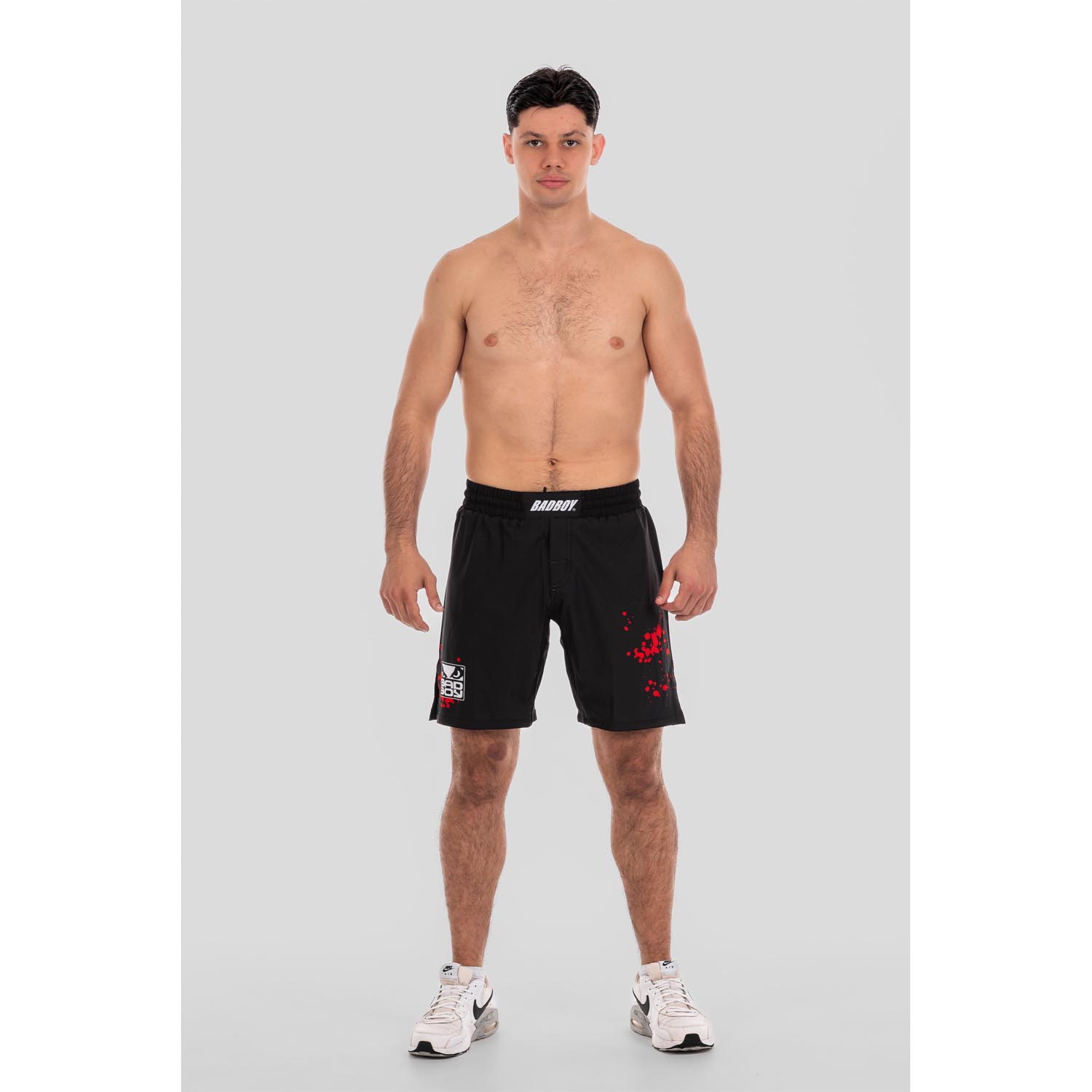 Bad Boy MMA Fight Shorts, Splatter, black-red, XXL