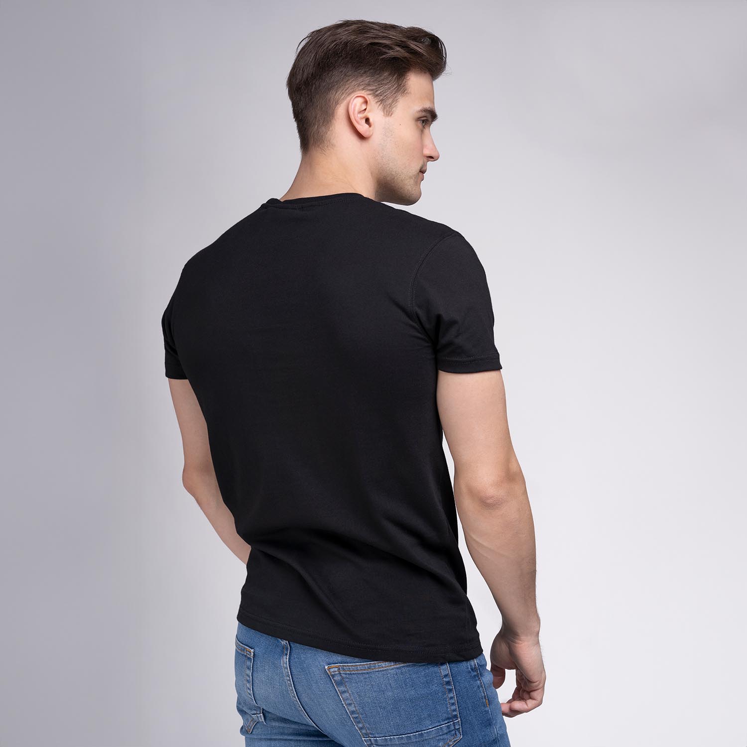 Lonsdale T-Shirt, LL008 One Tone, black-red, XXXL
