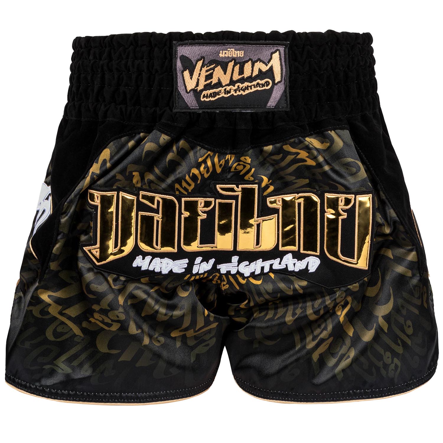 Gold black blue red white Muay Thai Boxing & Martia art shorts satin L MMA  kick