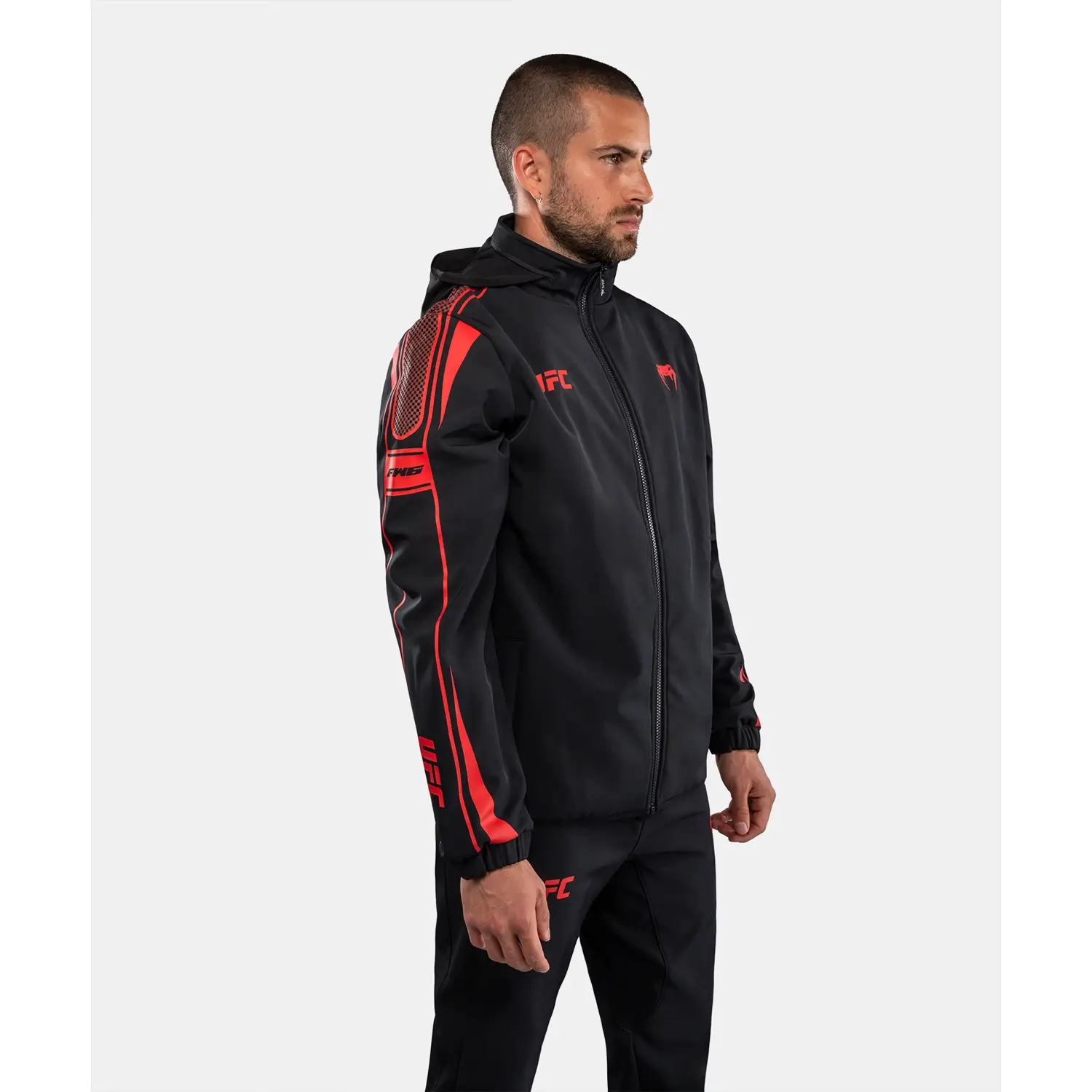 VENUM Trainings Jacket, UFC Unity, black-red, XXL