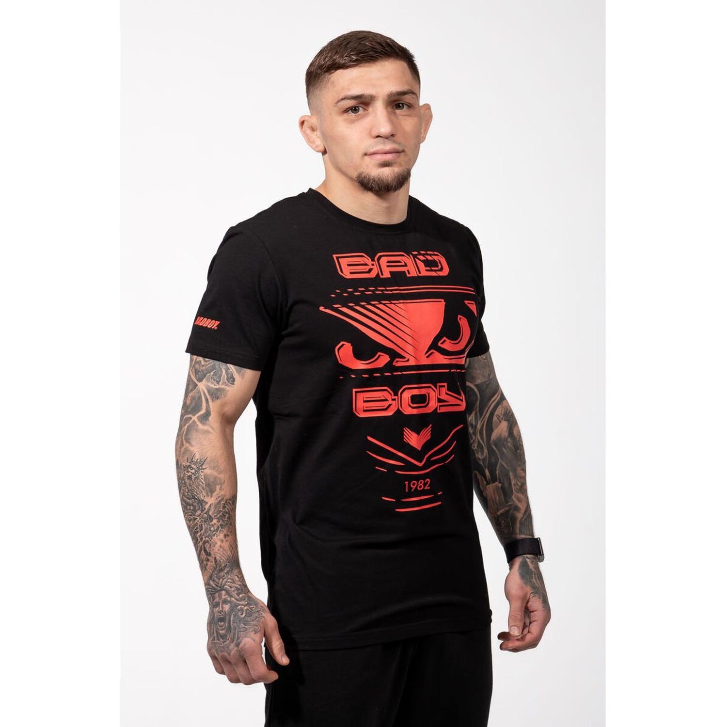 Bad Boy T-Shirt, Fight, black-red, XXL