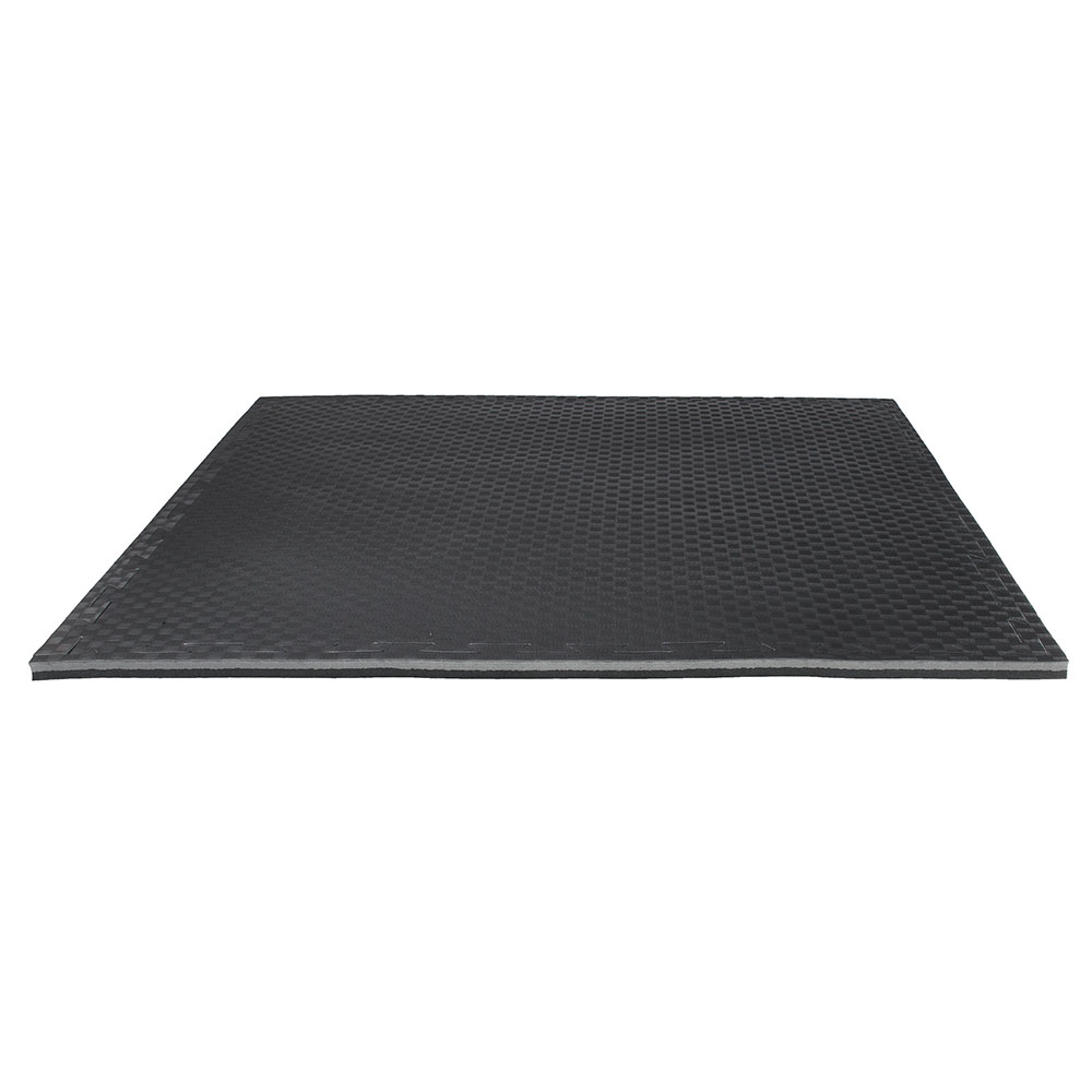 Ju-Sports Puzzle Mat, Pro Checker, black-grey, 2 cm