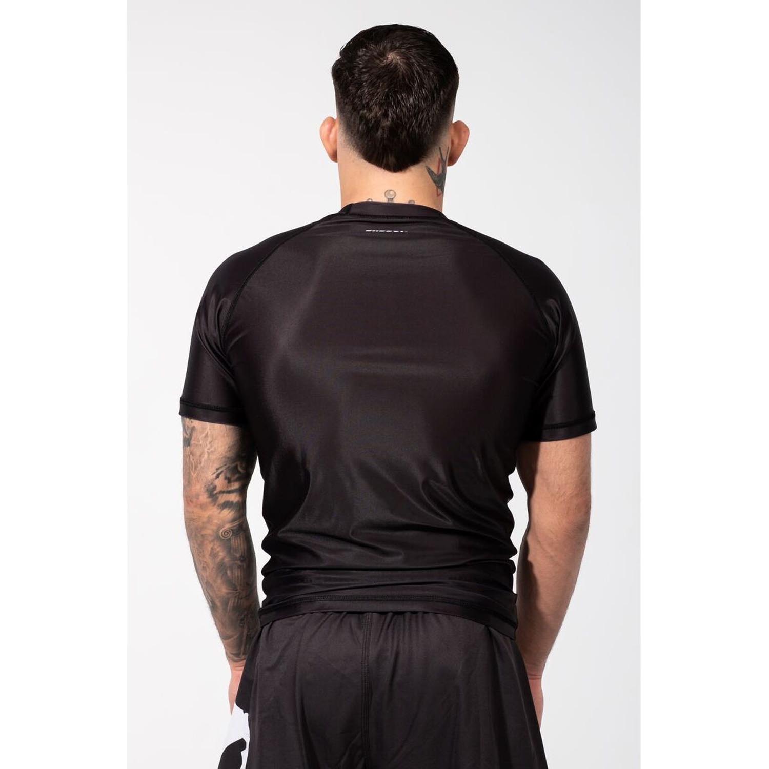 Bad Boy Rashguard, S/S, Logo, black-white, S