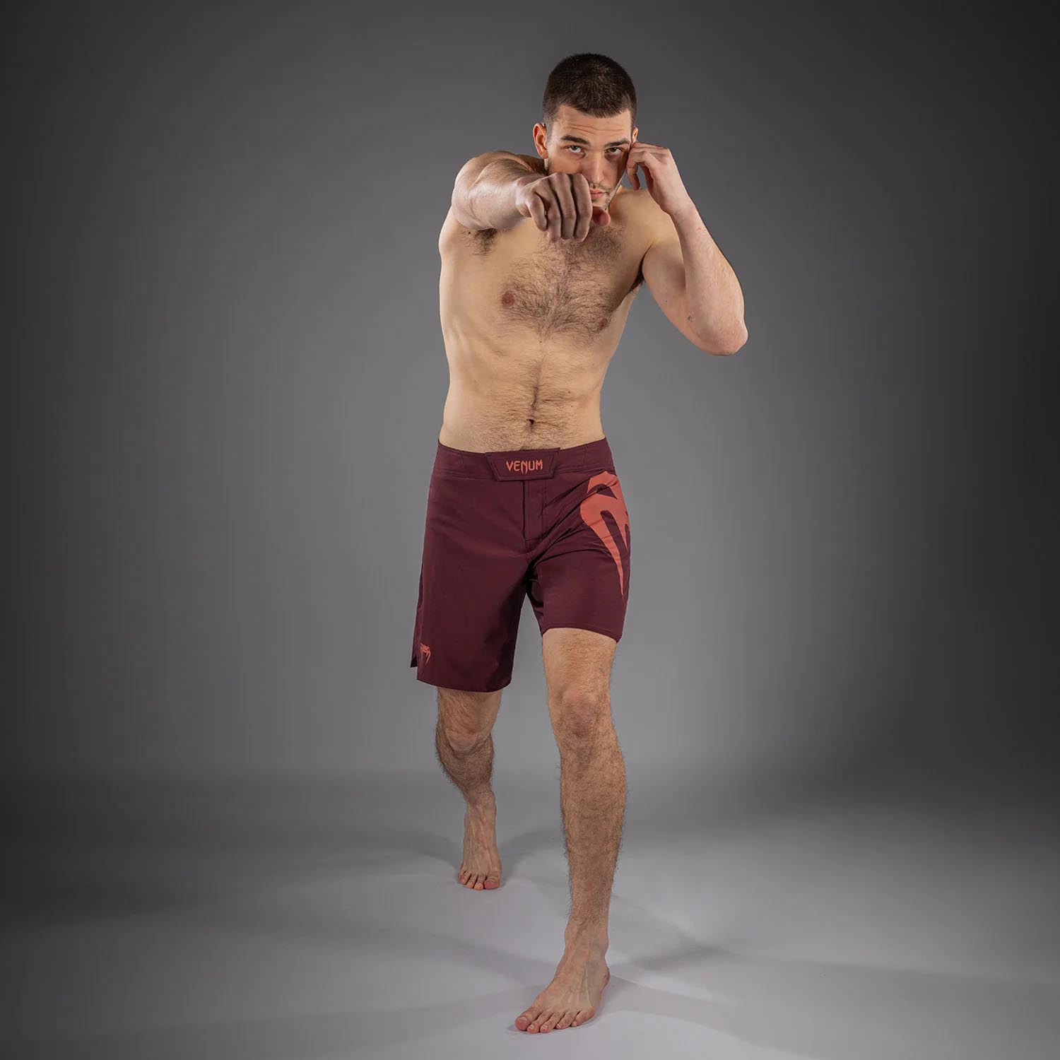 VENUM MMA Fight Shorts, Light 5.0, dark red, XXL