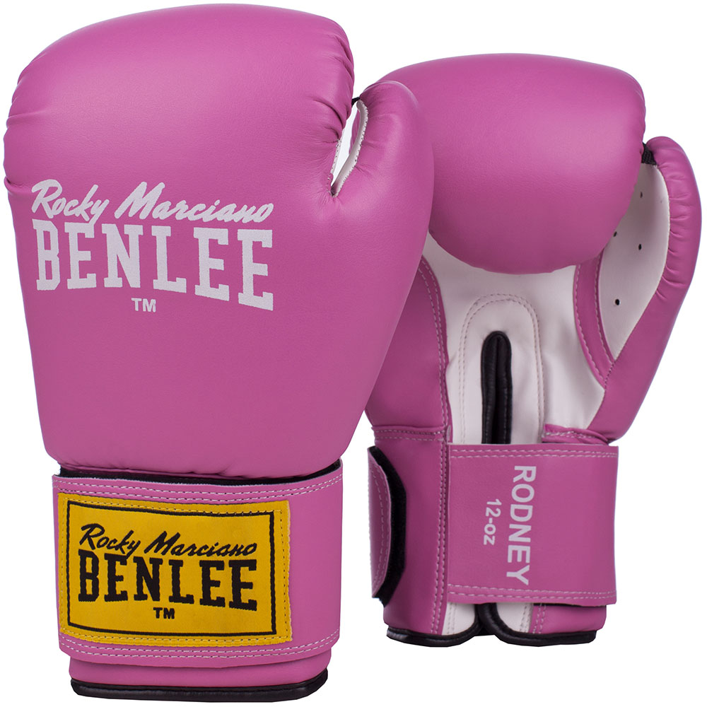 BENLEE Boxing Gloves, Rodney, pink-white, 8 Oz