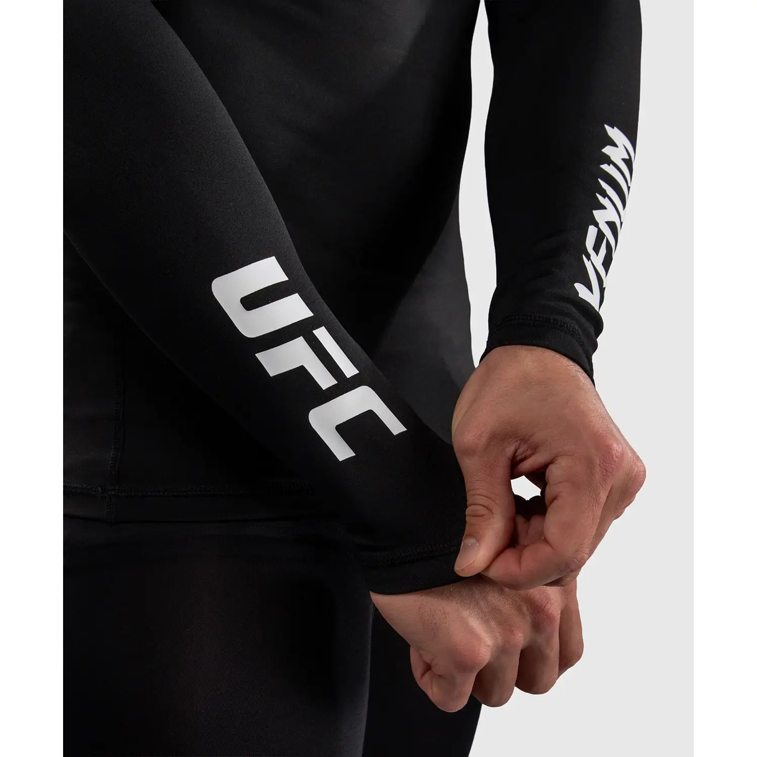 VENUM Rashguard, L/S, UFC Unity, black-white, XXL