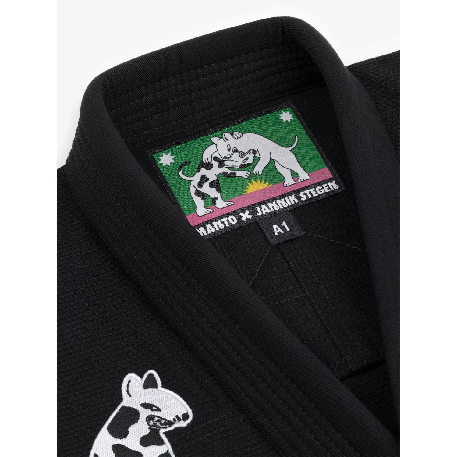 MANTO BJJ GI, Dogs, black, A4