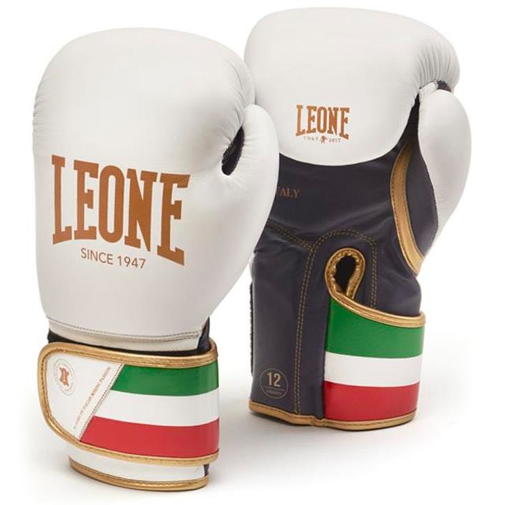 LEONE Boxhandschuhe, Italy, weiß