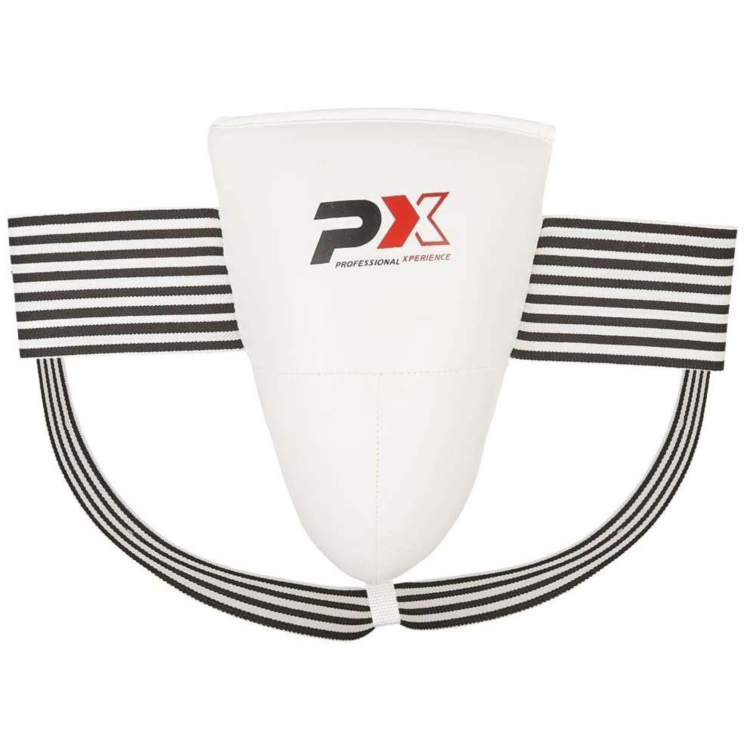 PX Groin Guard, PU, white, S