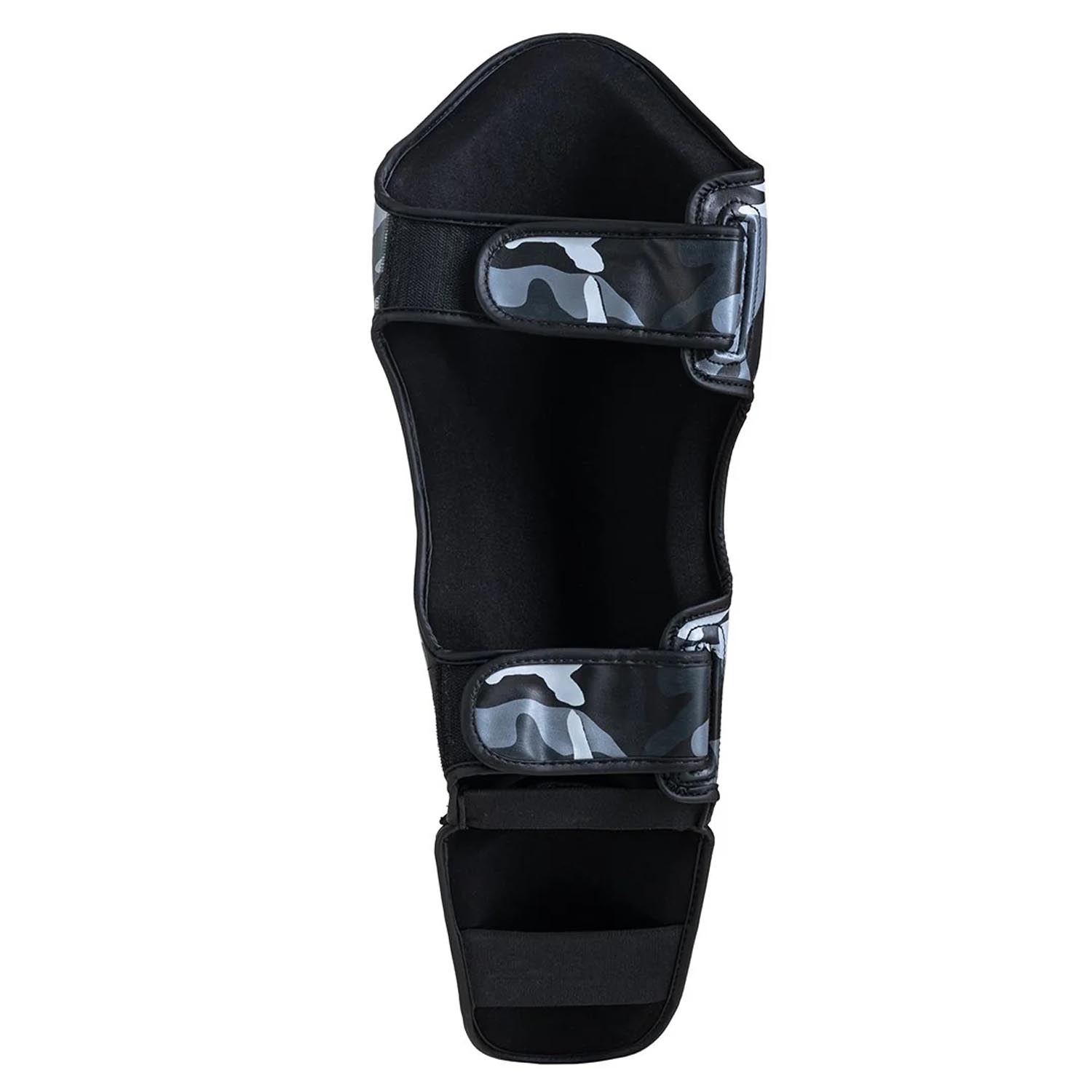 ASKARI Shinguards, Desert, black-camo, XL