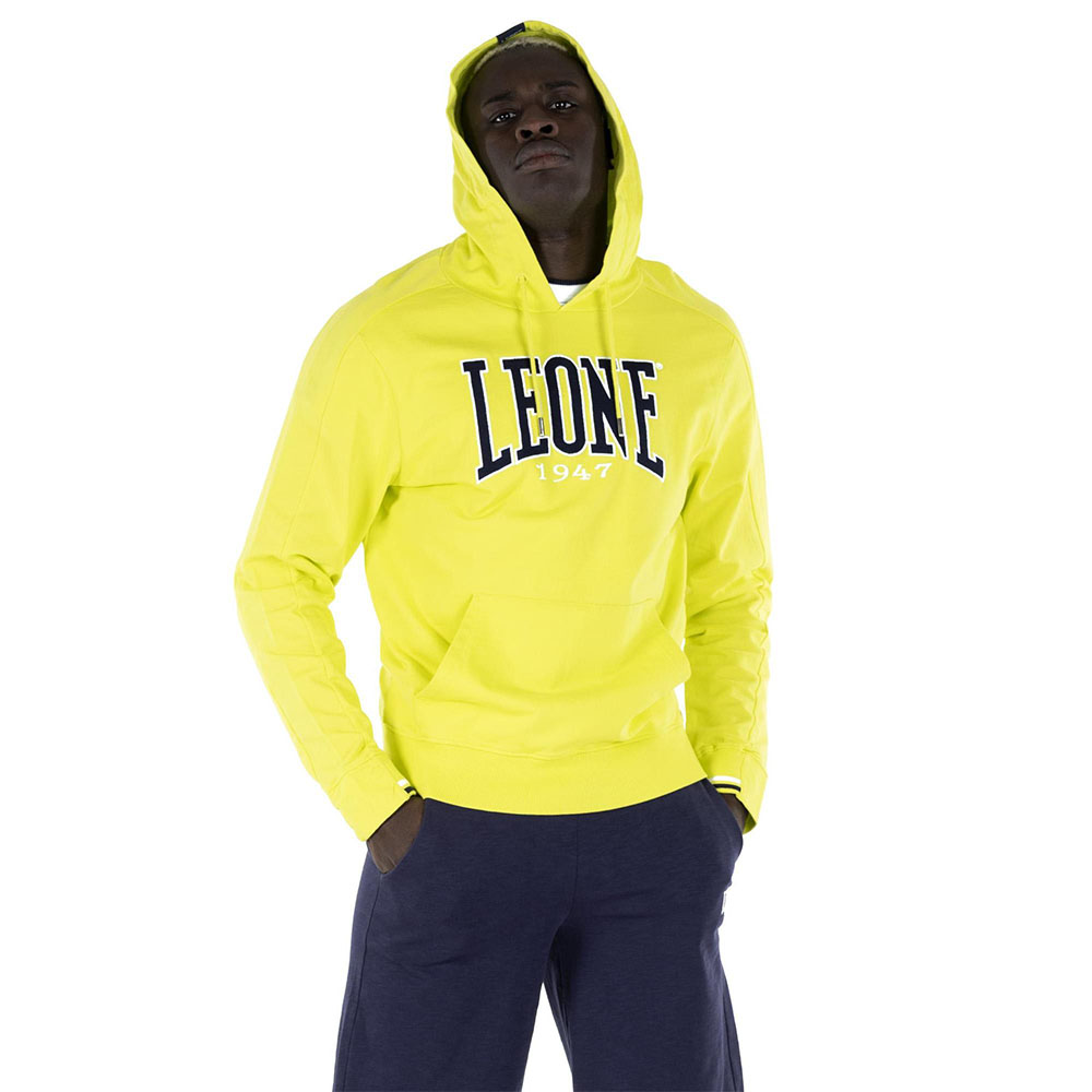 LEONE Hoody, Sporty, neon yellow, L