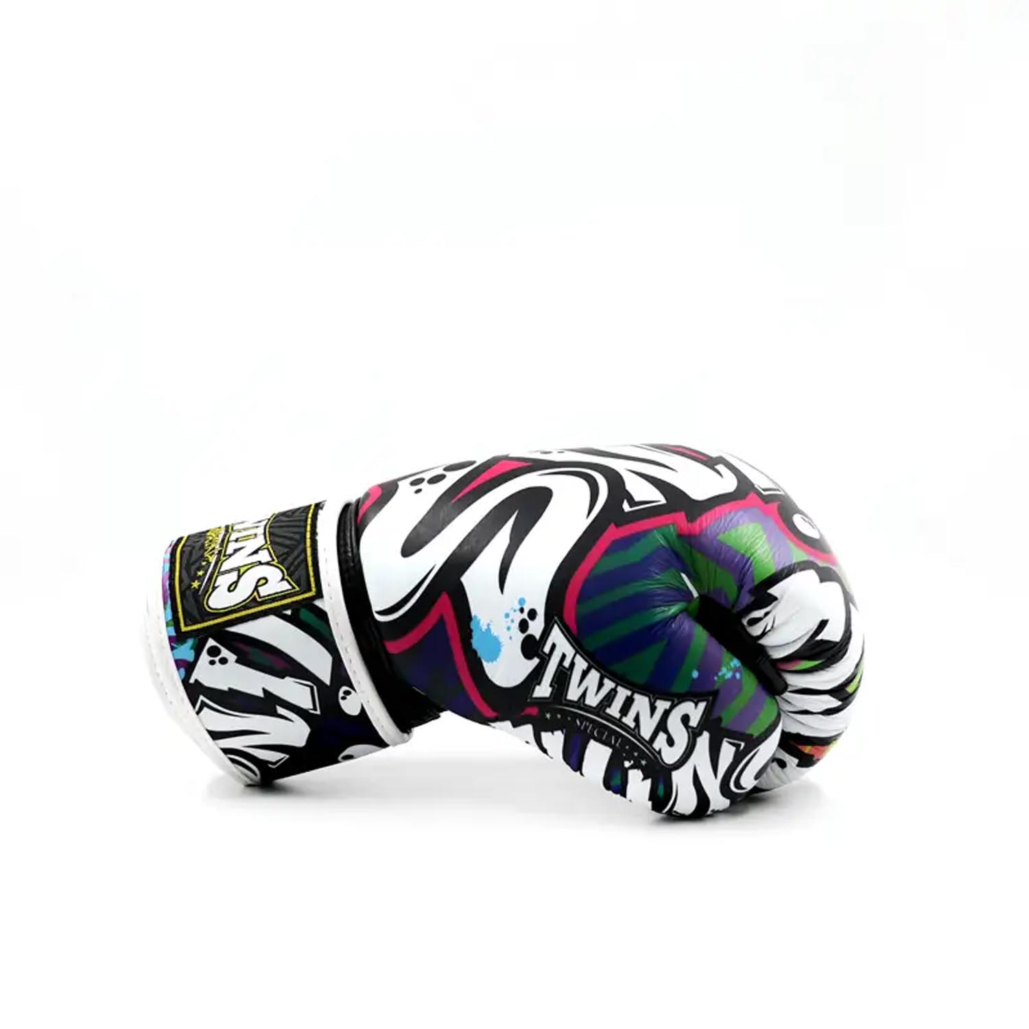 TWINS Special Boxing Gloves, BGVL-3, Graffiti, black, 14 Oz