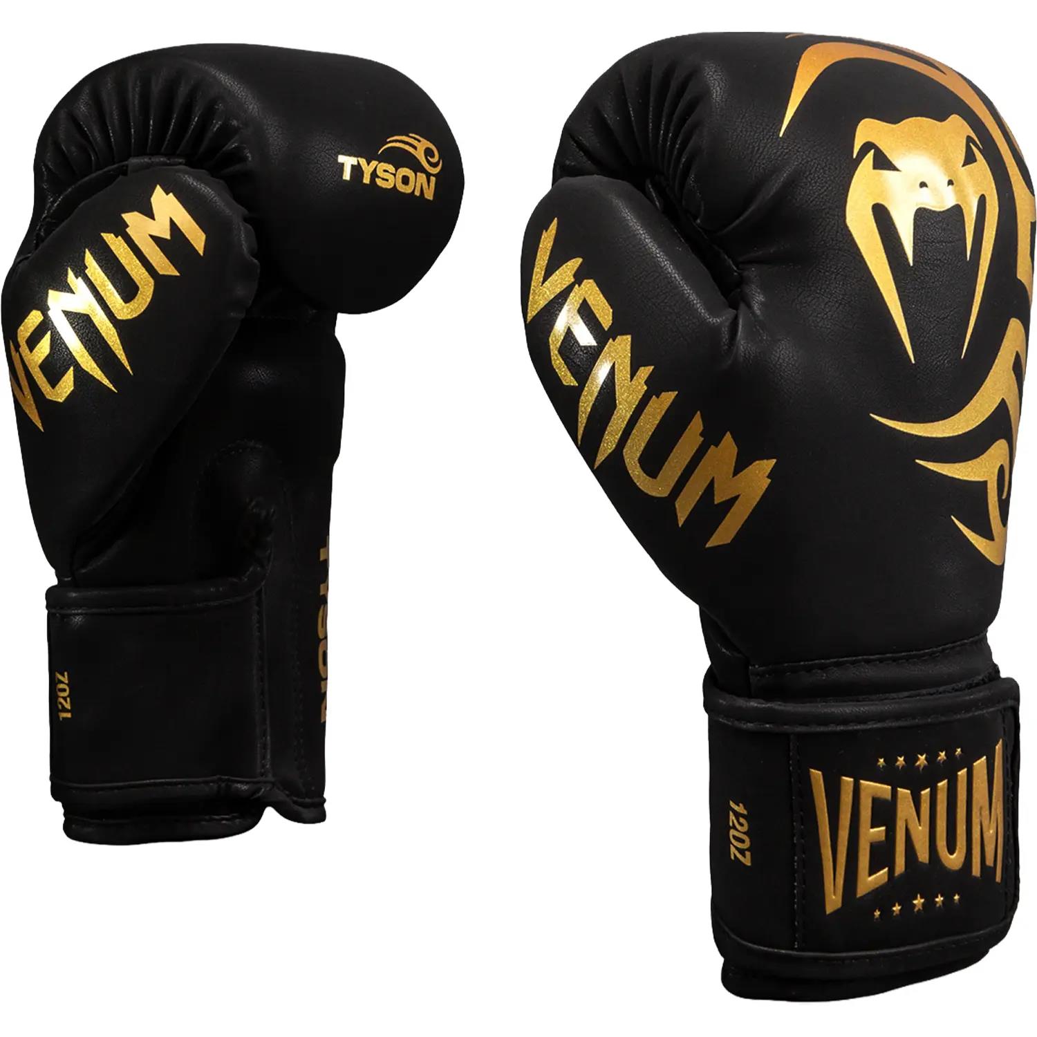 VENUM Boxing Gloves, Mike Tyson Replica, black-gold