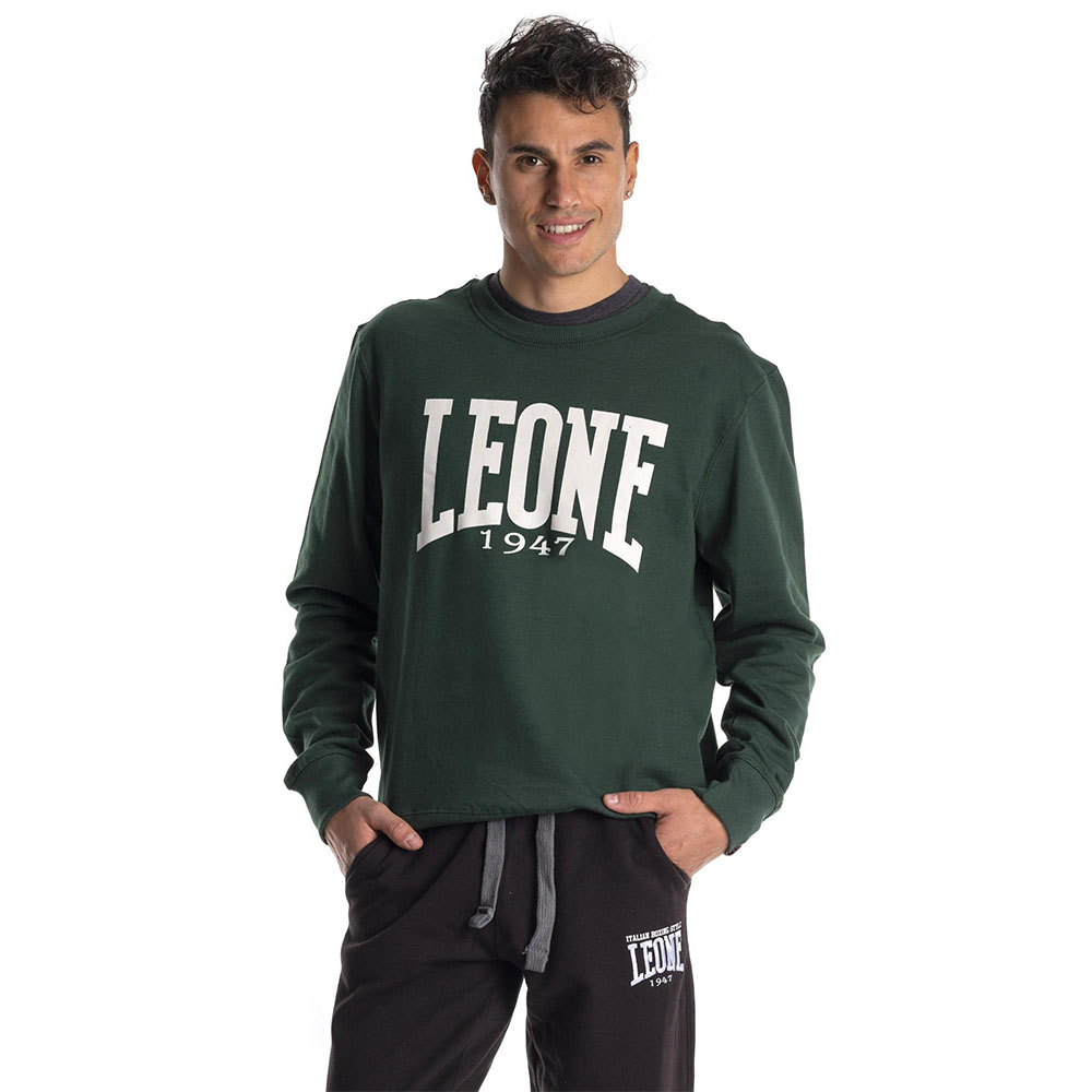 LEONE Pullover, Basic, grün