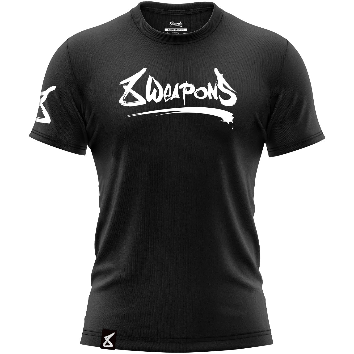 8 WEAPONS T-Shirt, Unlimited 2.0, black-white