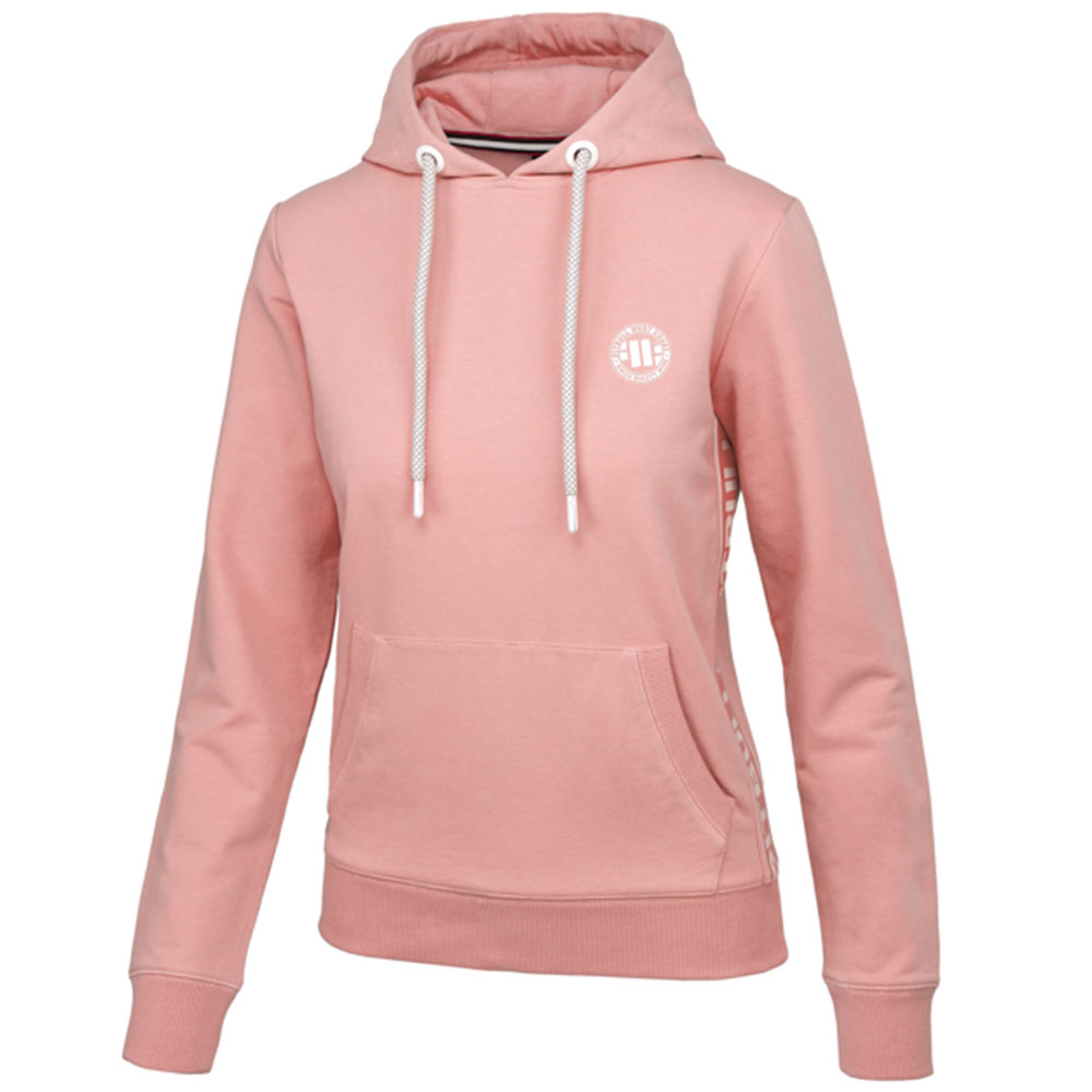 Pit Bull West Coast Pullover, Damen, Small Logo Terry, pink