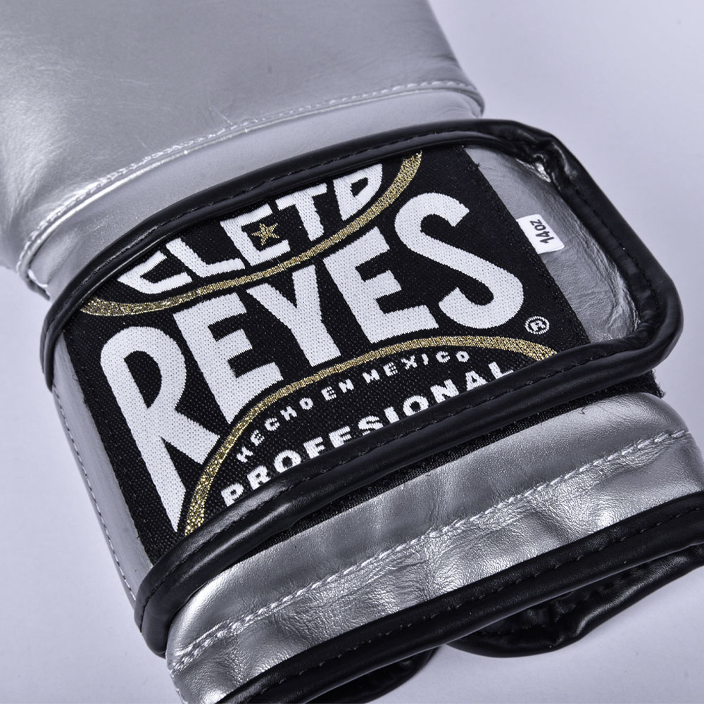 Cleto Reyes Boxing Gloves, Velcro Sparring, silver, 16 Oz