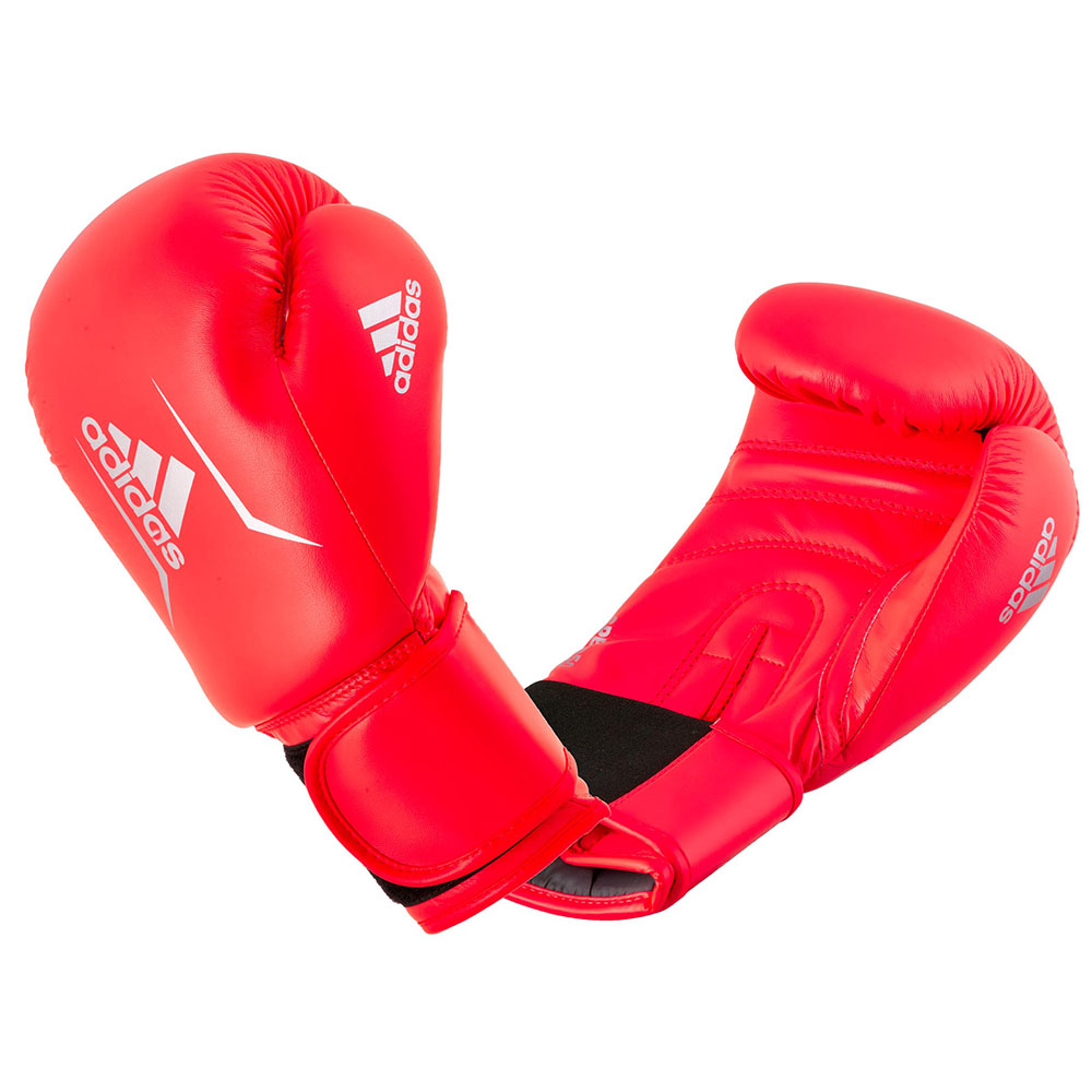 adidas Boxing Gloves, Speed 50, red-silver