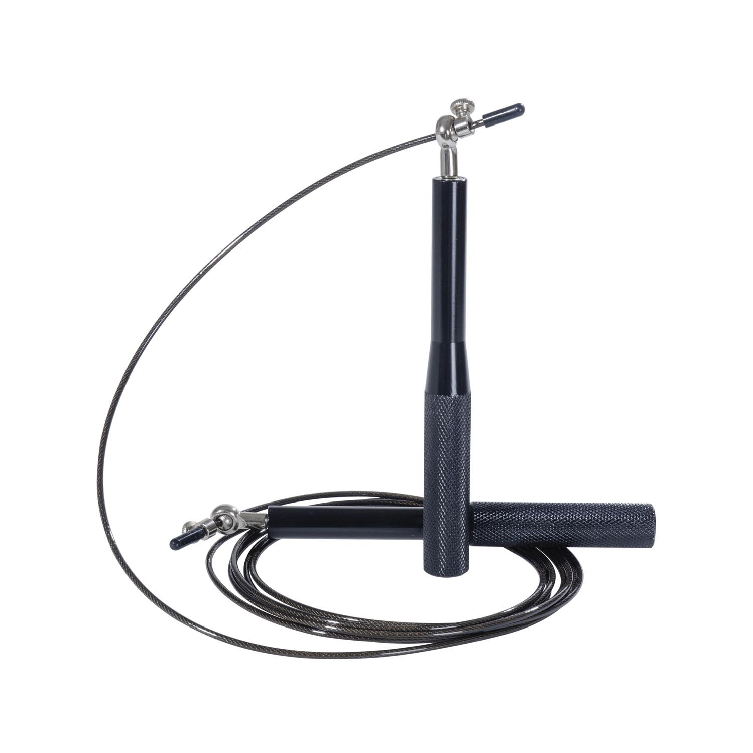 KWON Skipping Rope, Speed Pro, adjustable length, black
