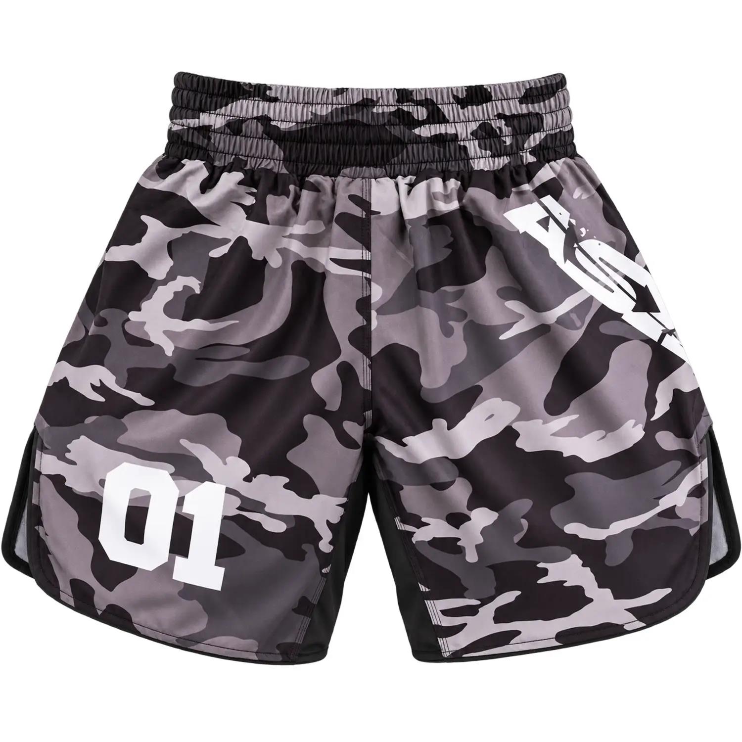 ASKARI MMA Fight Shorts, Bullet, black-camo, XXL