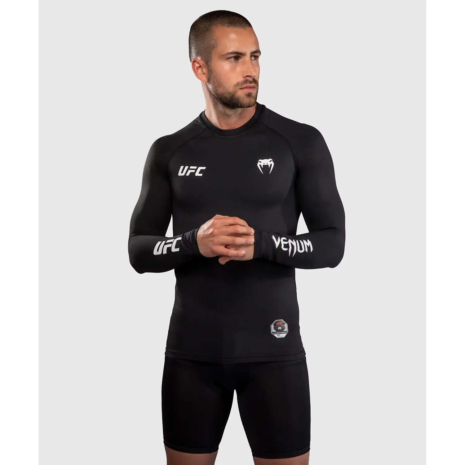 VENUM Rashguard, L/S, UFC Unity, black-white, M