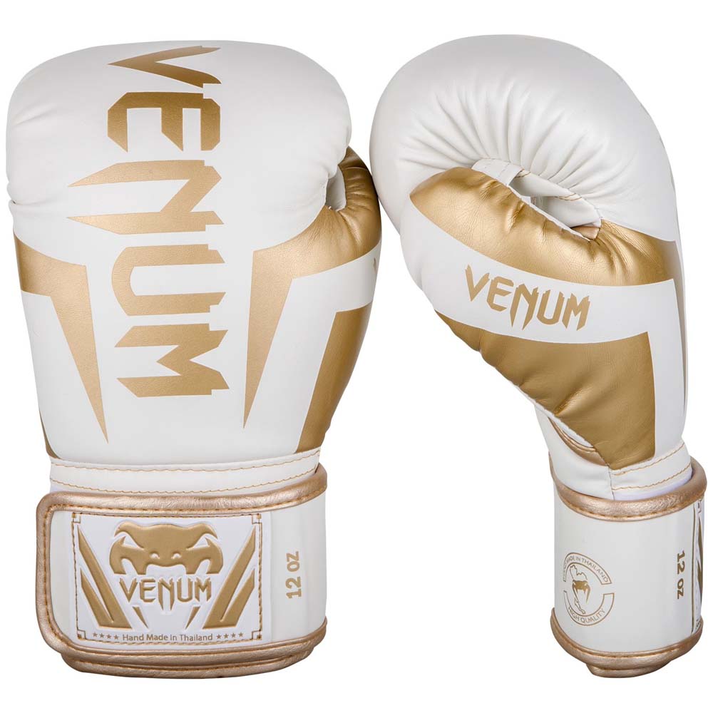 VENUM Boxing Oz Gloves, 10 Oz white-gold, | 10 11303-1 | Elite
