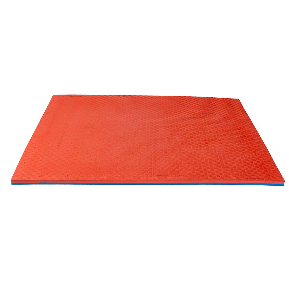 Ju-Sports Puzzle Mat, Pro Checker, red-blue, 2 cm