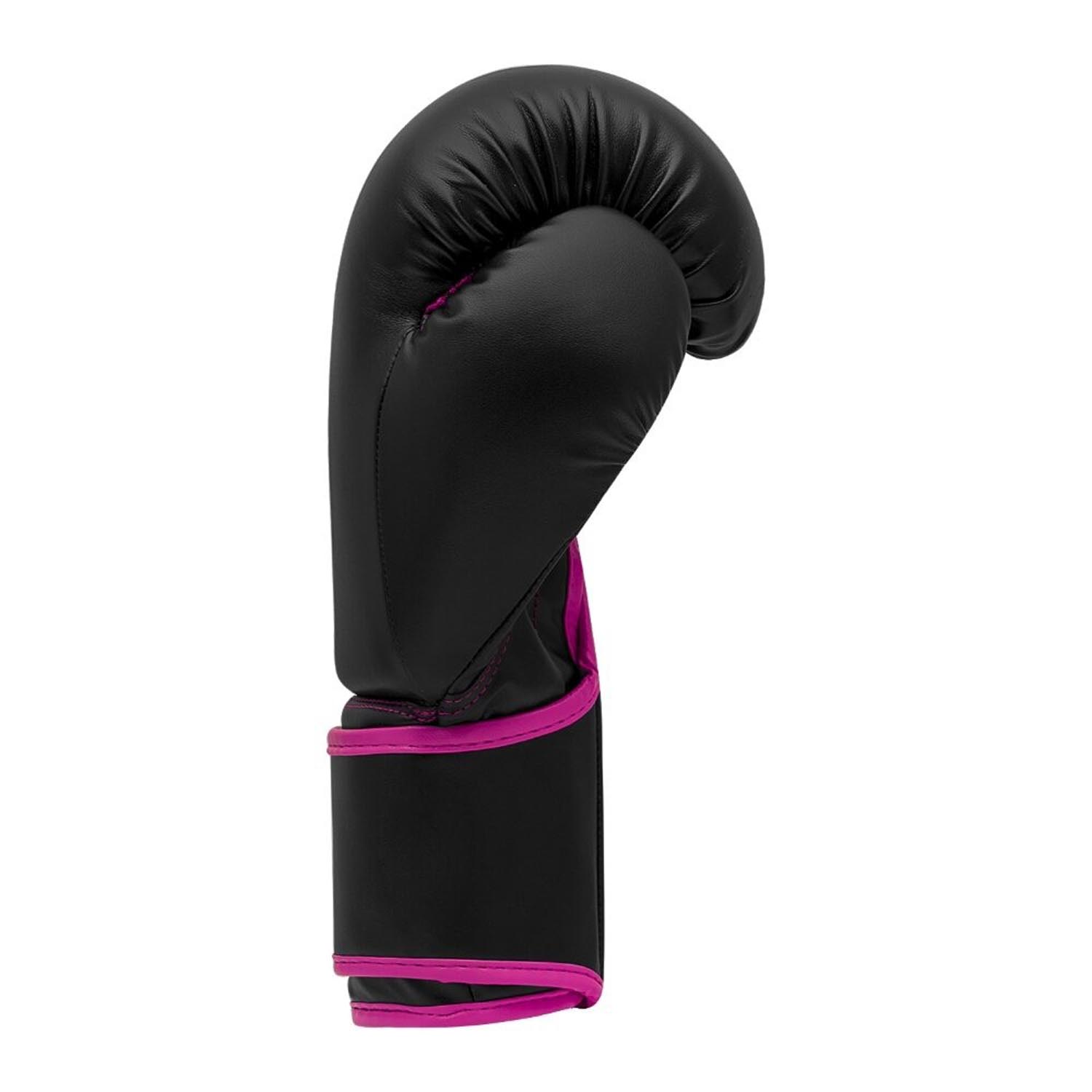 adidas Boxing Gloves, Hybrid, 80, black-pink, 14 Oz