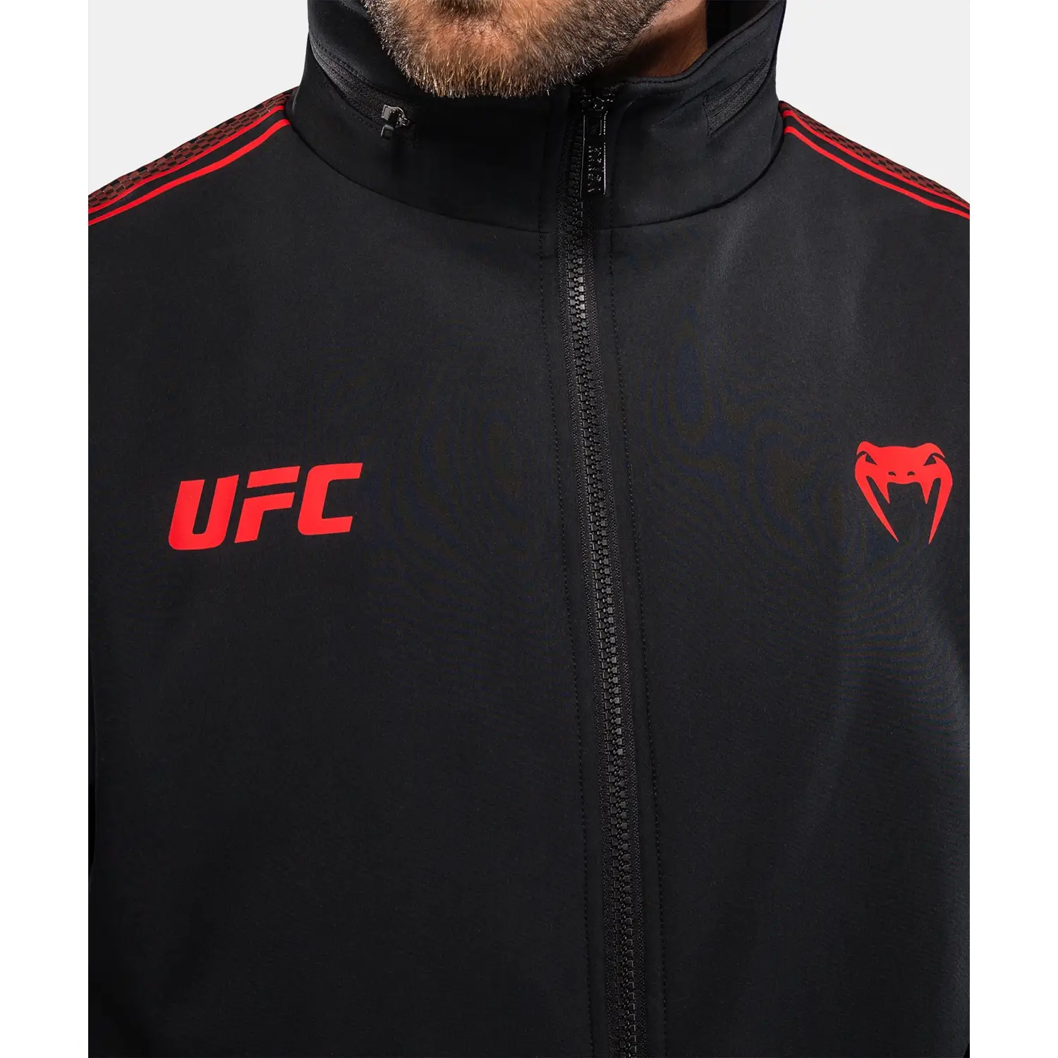 VENUM Trainings Jacket, UFC Unity, black-red, XXL