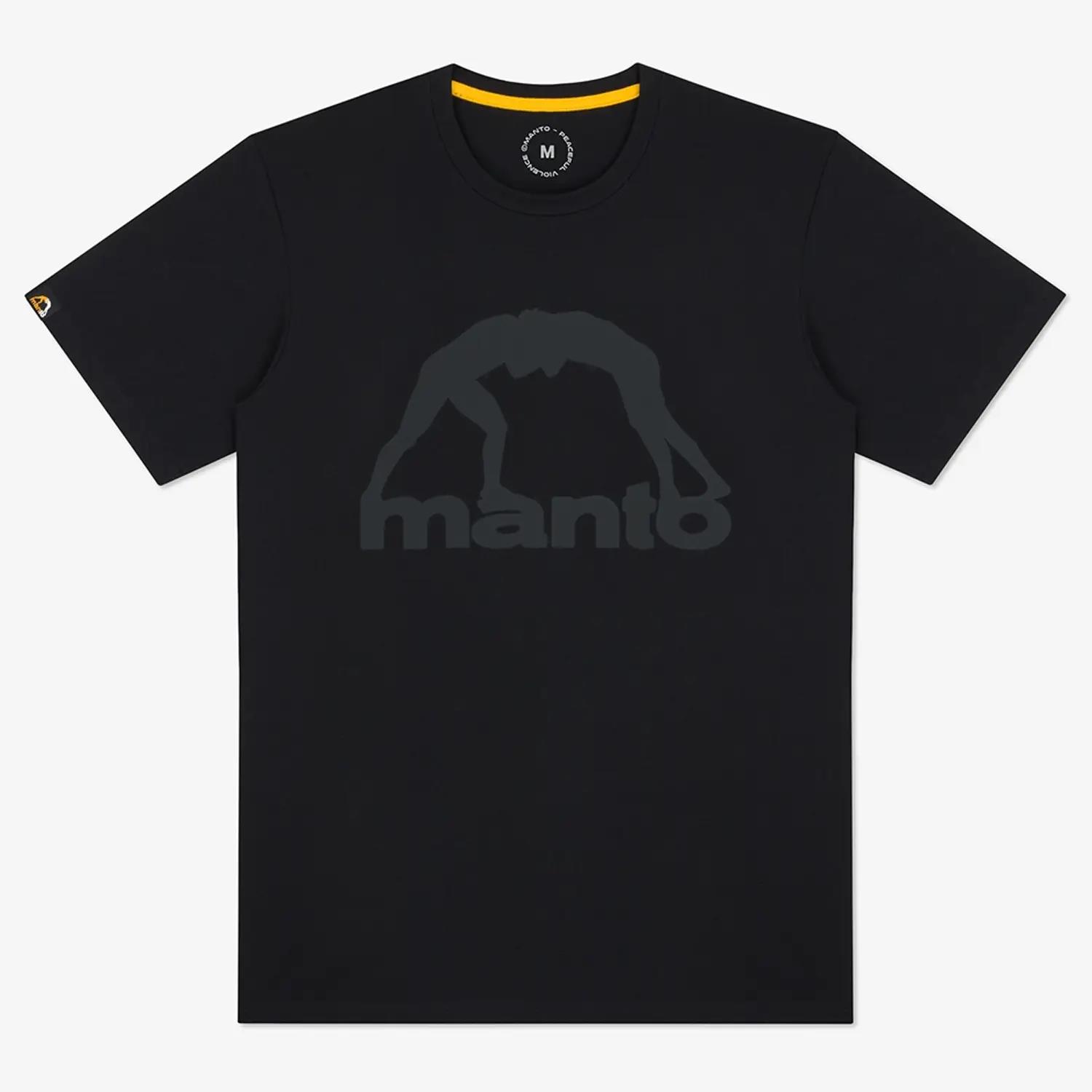 MANTO T-Shirt, Logo, black-black, S