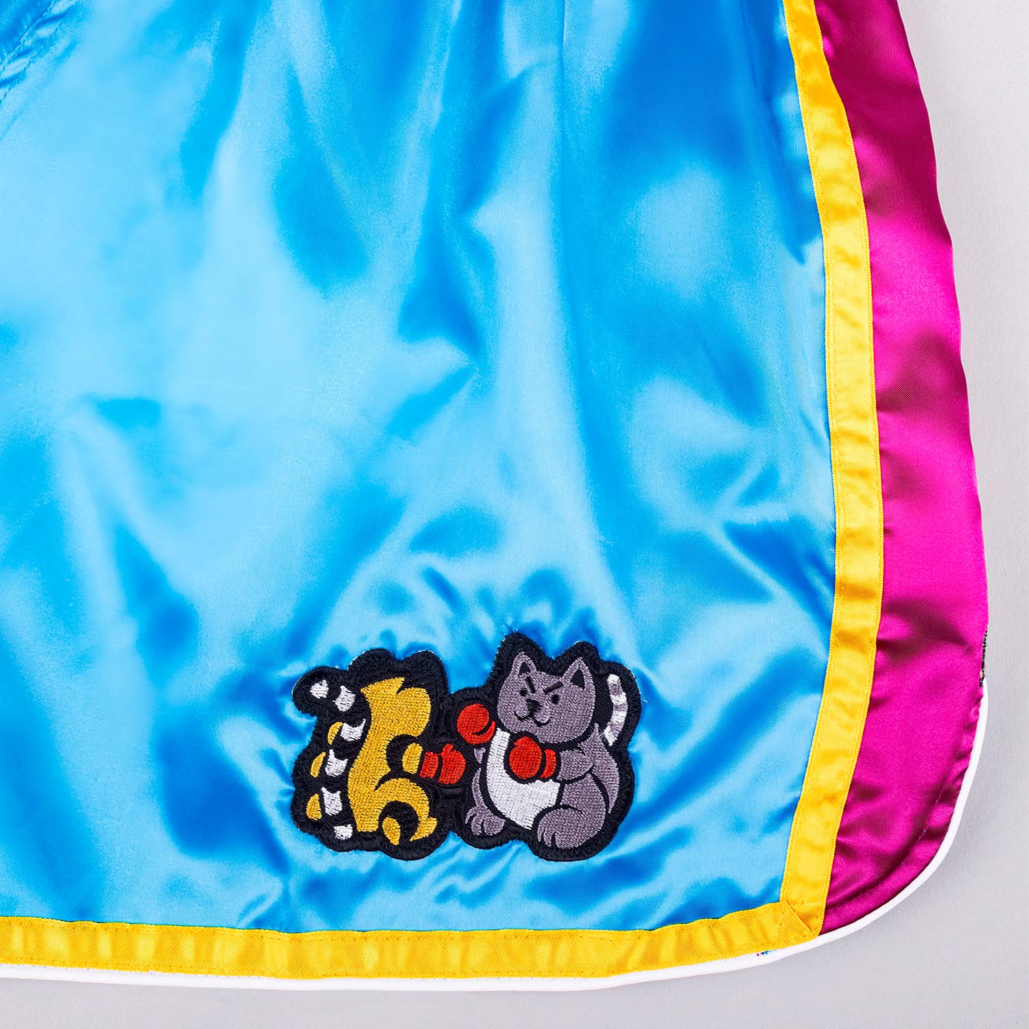 8 WEAPONS Muay Thai Shorts, Meow Thai, blue, XXL