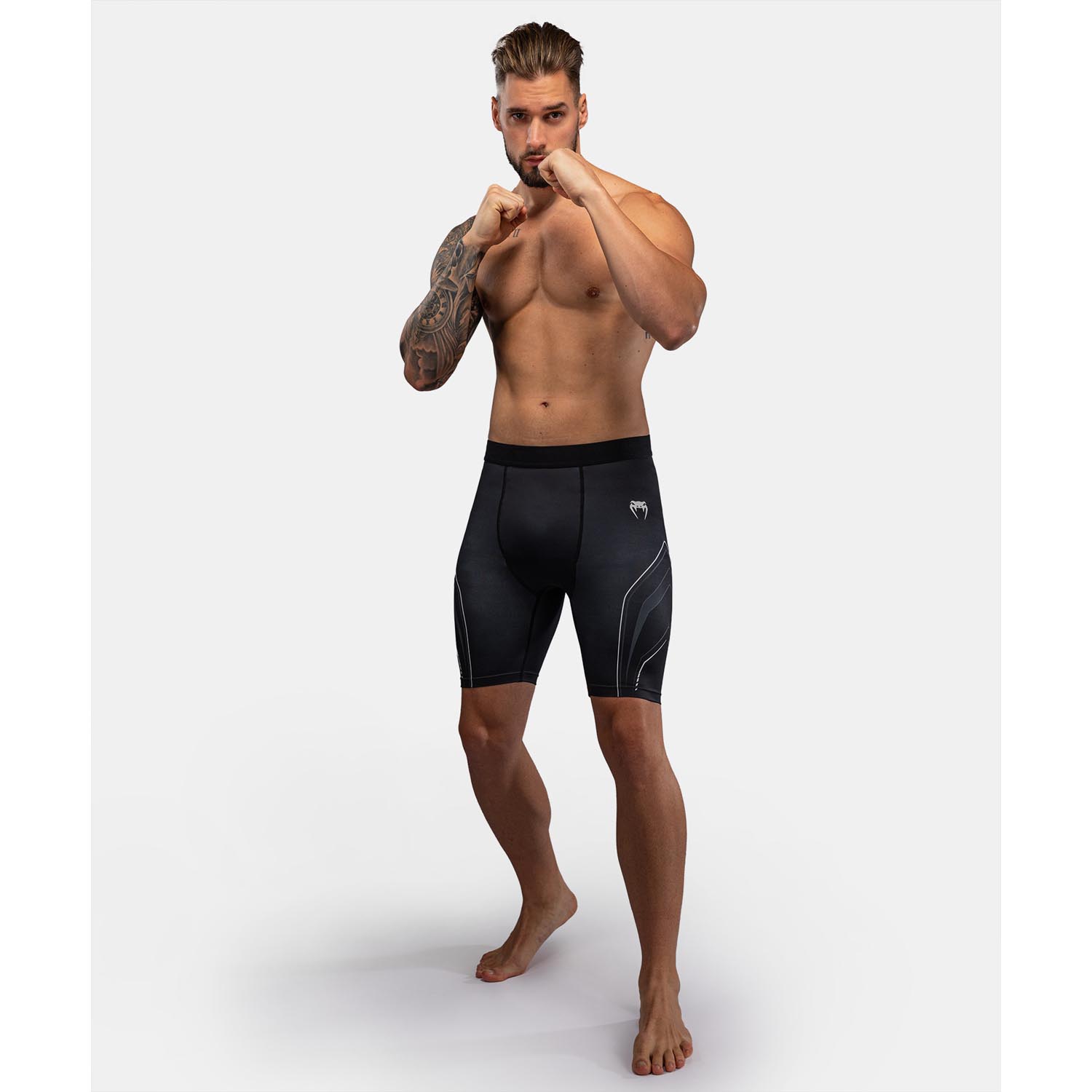 VENUM Compression Shorts, Streamline, black-white, XXL