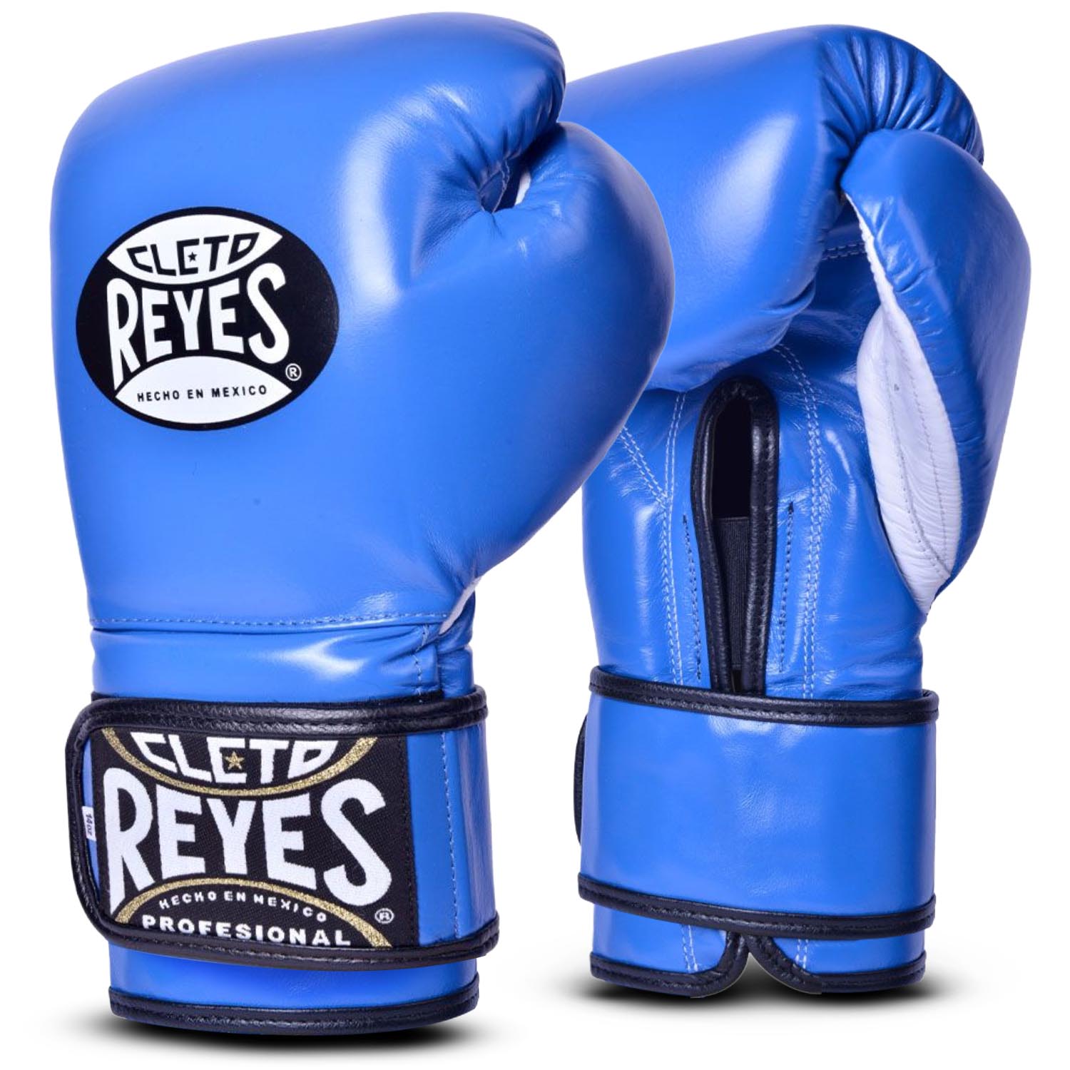 Cleto Reyes Boxing Gloves, Velcro Sparring, blue, 14 Oz