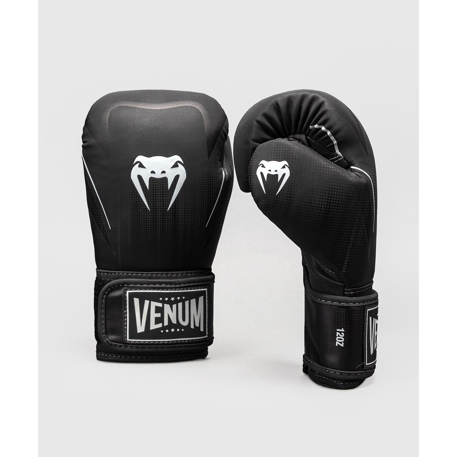 VENUM Boxing Gloves, Stealth, black-white, 14 Oz
