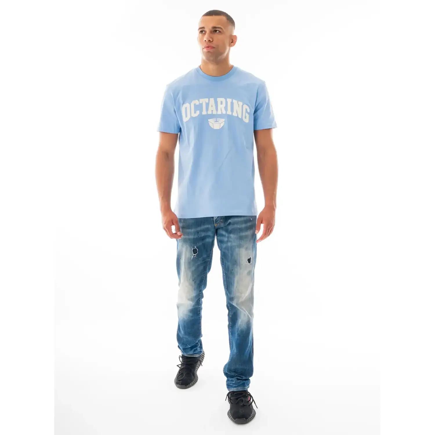 RINGLIFE T-Shirt, Octaring, light blue, XXL
