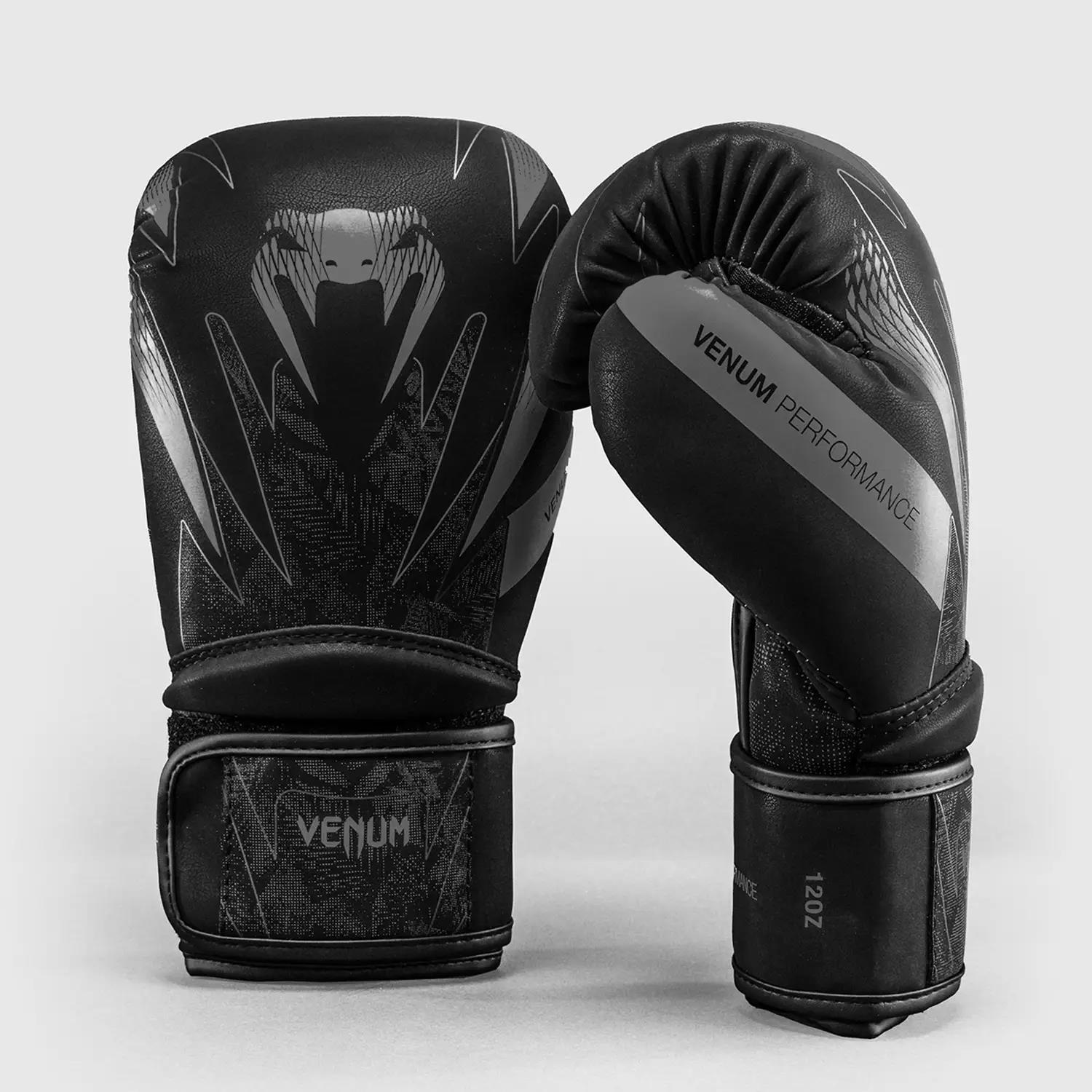 VENUM Boxing Gloves, Impact, Amazonia Reborn, black-grey, 16 Oz
