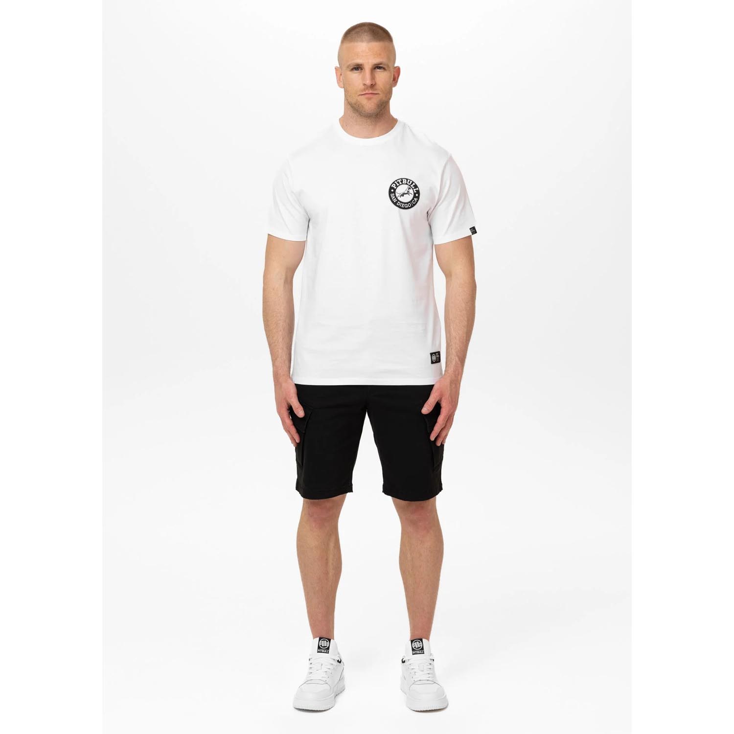 Pit Bull West Coast, T-Shirt, San Diego CA BLACK, white-black, XXXL