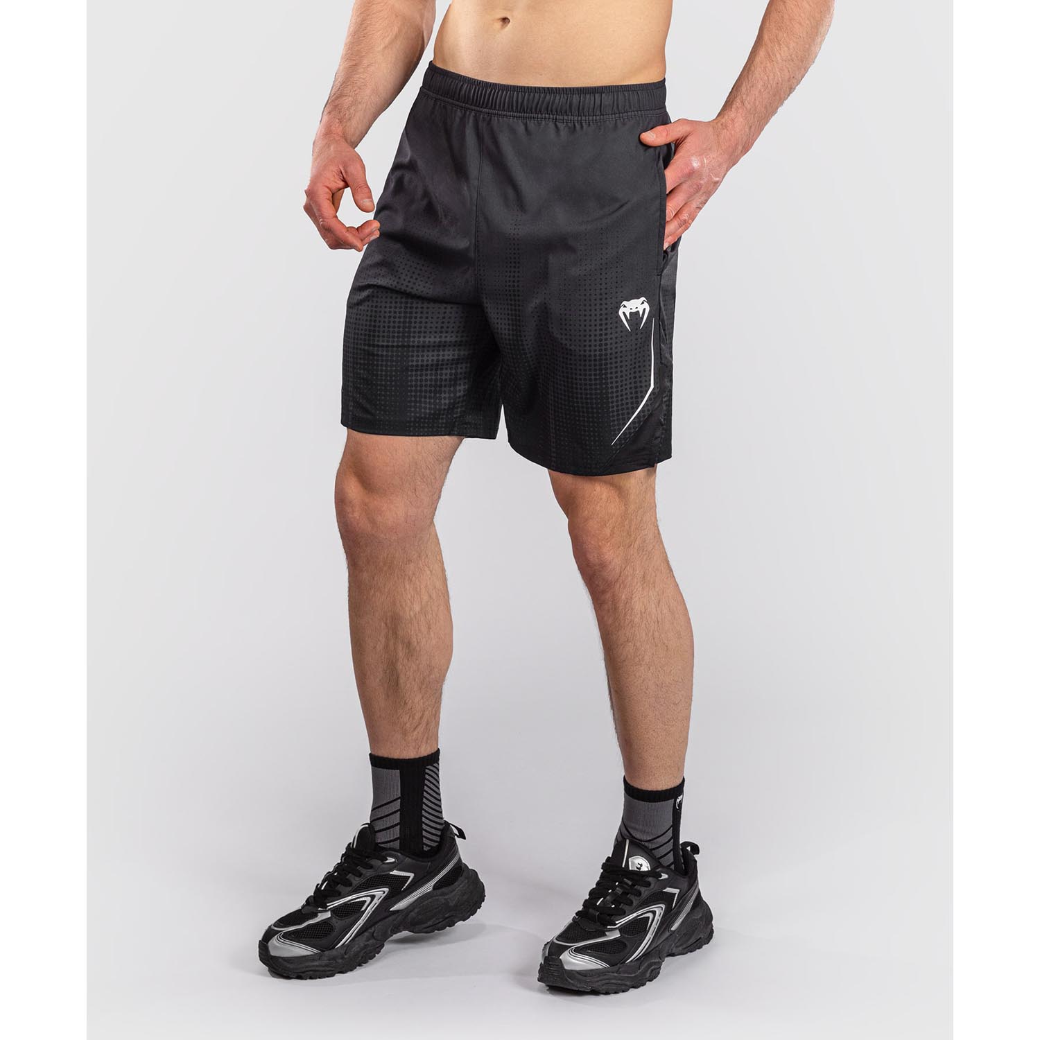VENUM Training Shorts, Stealth, black-white, XXL