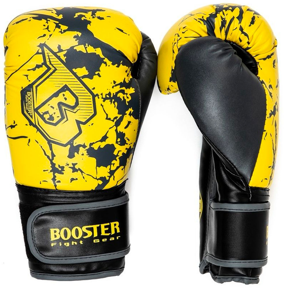 Booster Boxing Gloves, Kids, marble, yellow, 6 Oz | 6 Oz | 360231-1